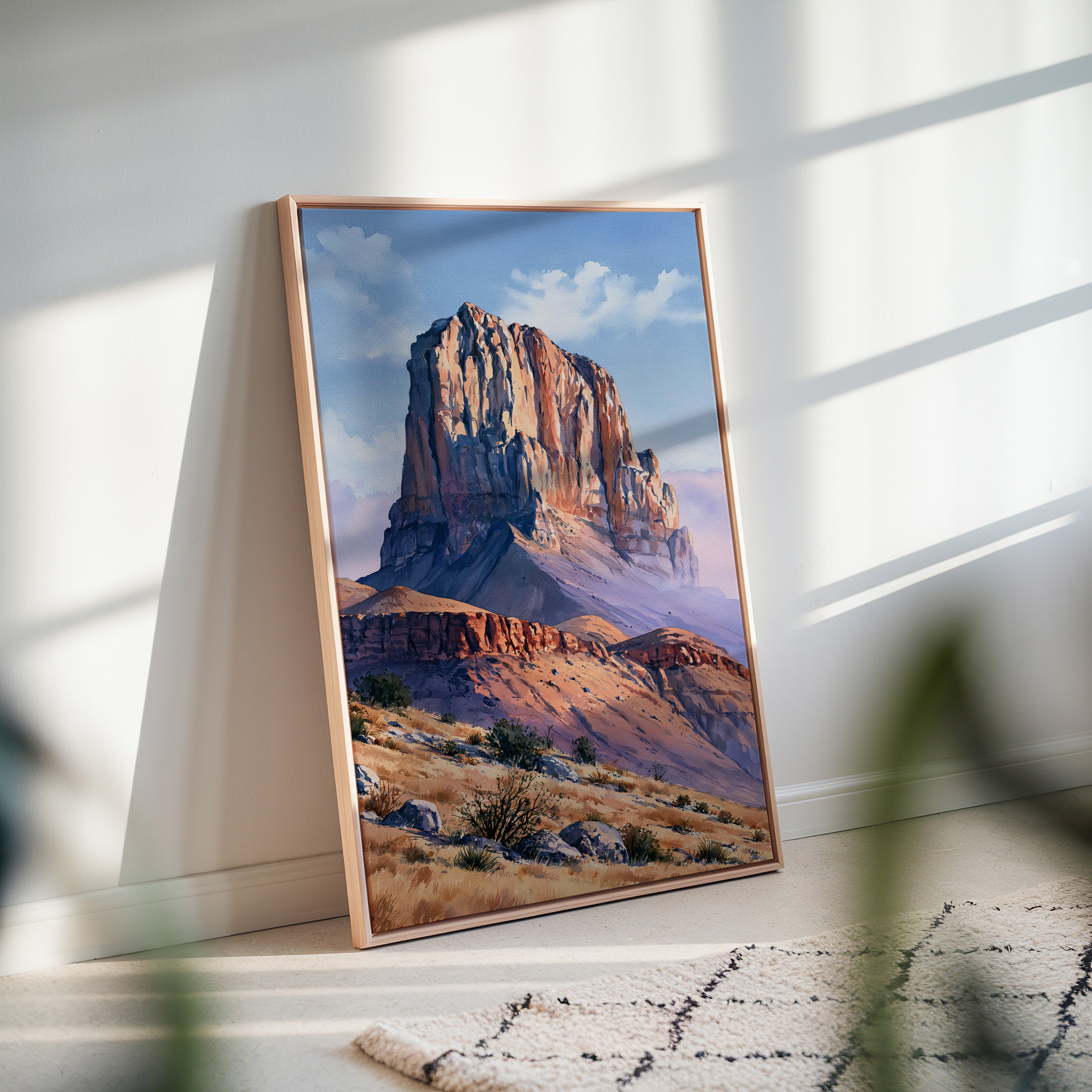 Guadalupe Mountains National Park Watercolor Art