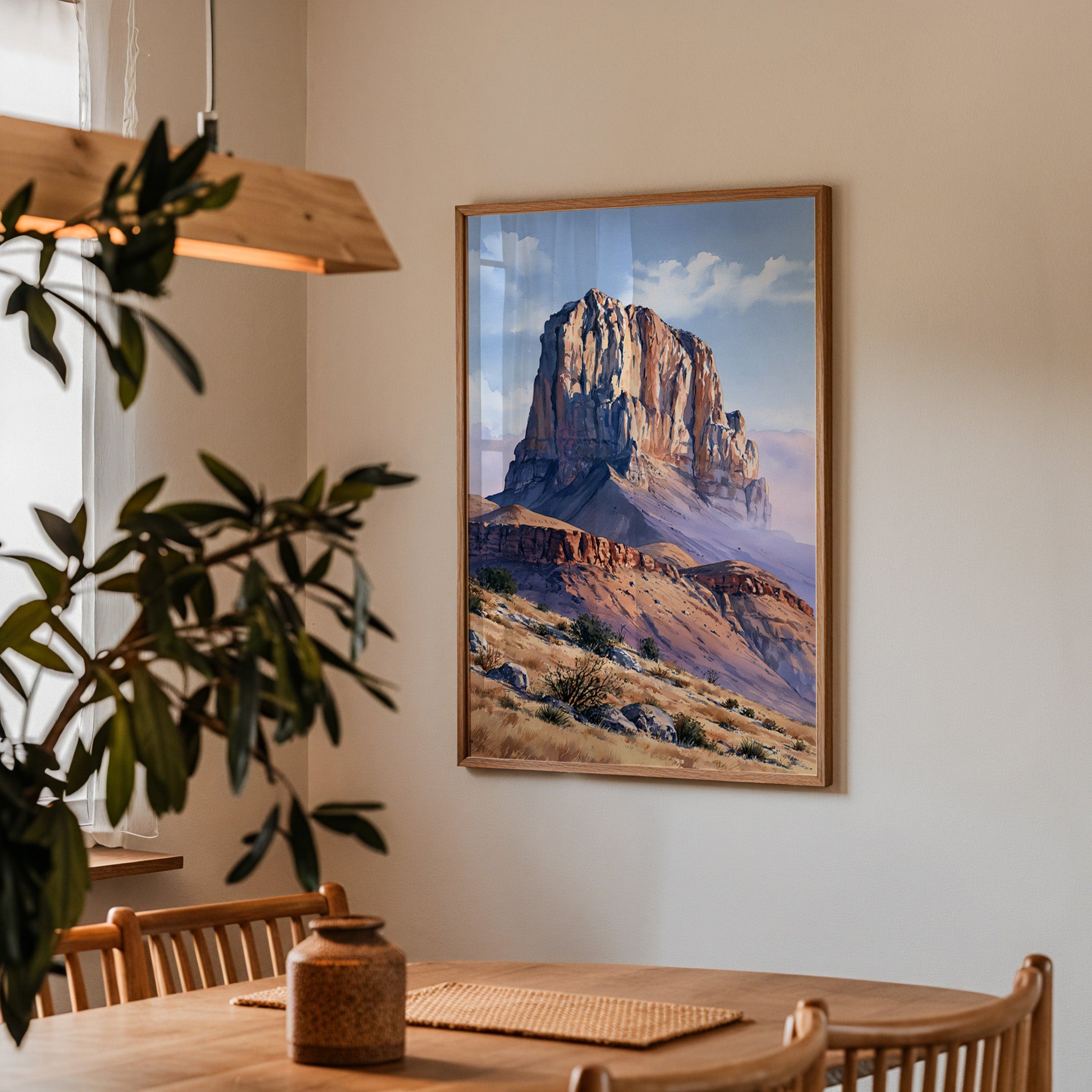 Guadalupe Mountains National Park Watercolor Art