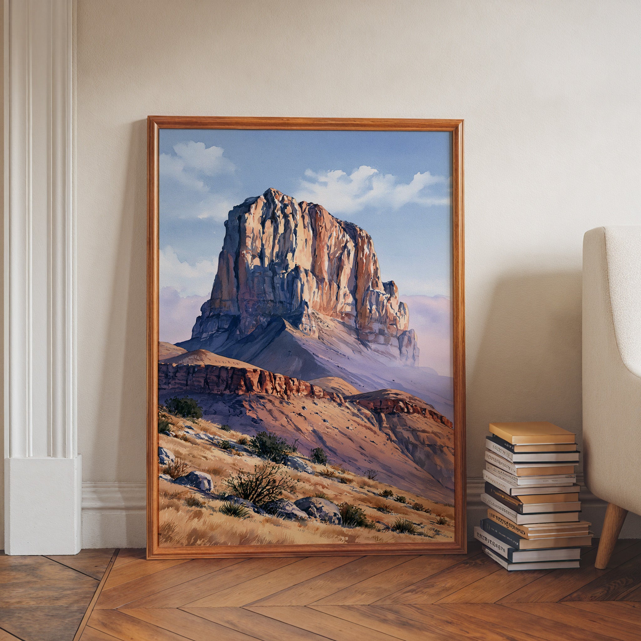 Guadalupe Mountains National Park Watercolor Art