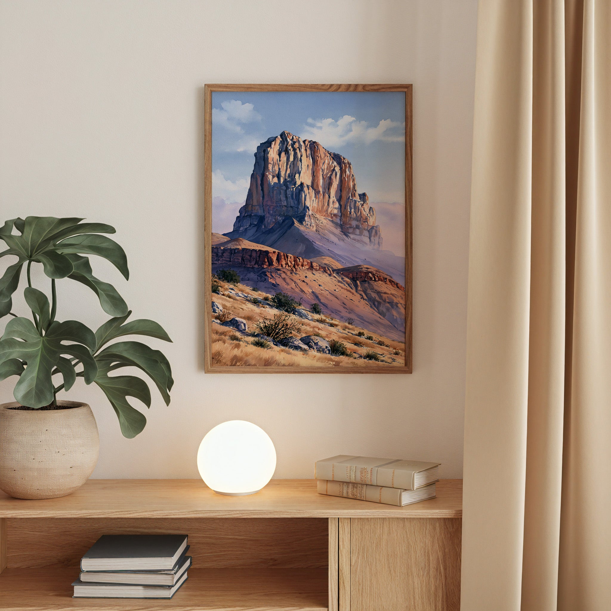 Guadalupe Mountains National Park Watercolor Art