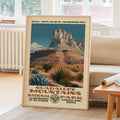 Guadalupe Mountains National Park Vintage WPA Art