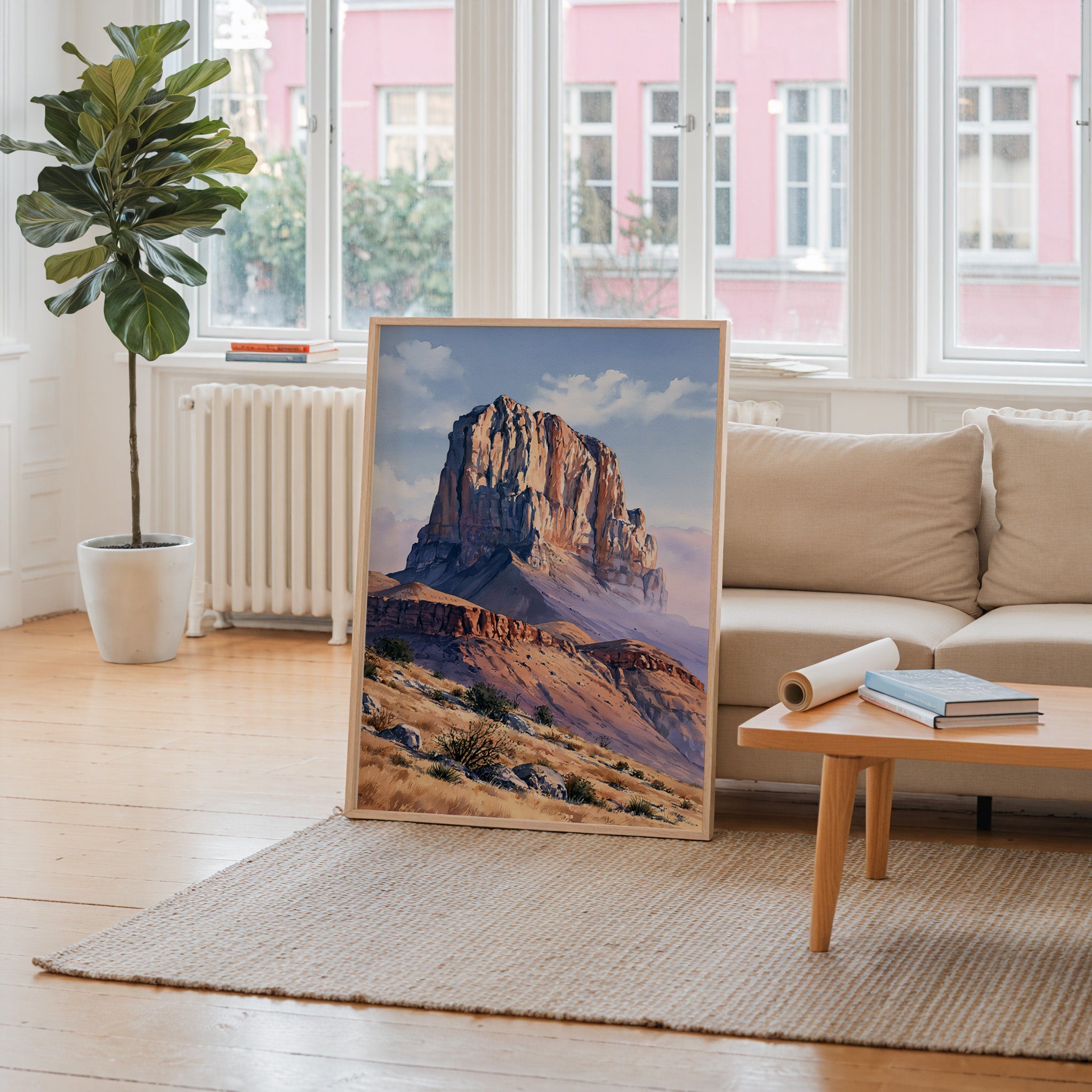 Guadalupe Mountains National Park Watercolor Art