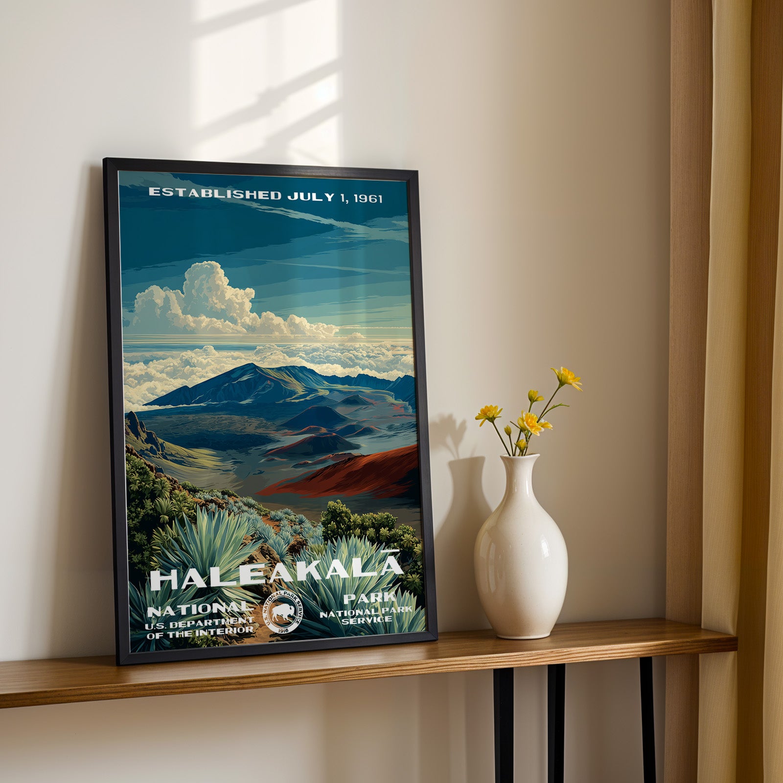 Haleakalā National Park Vintage WPA