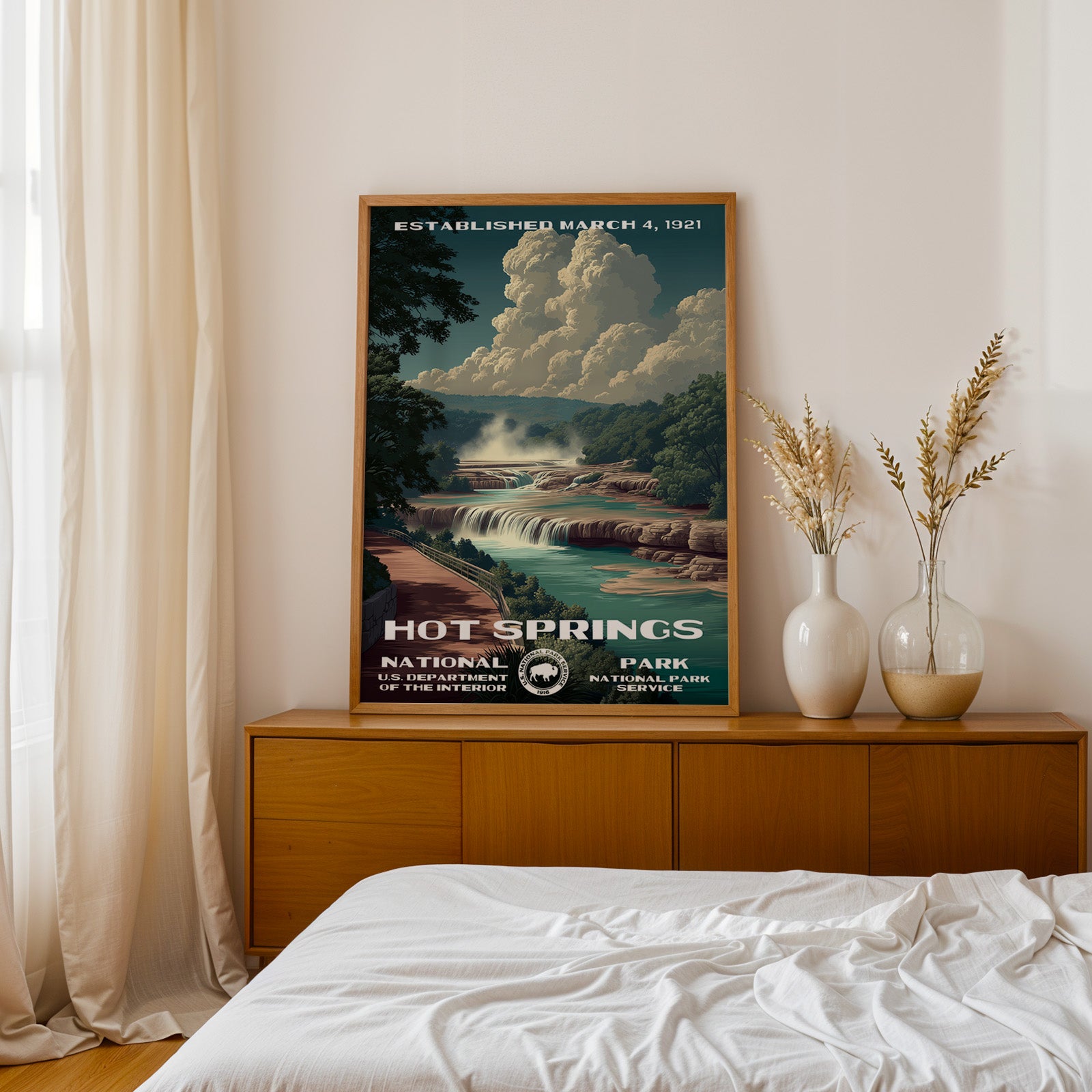 Hot Springs National Park Vintage WPA