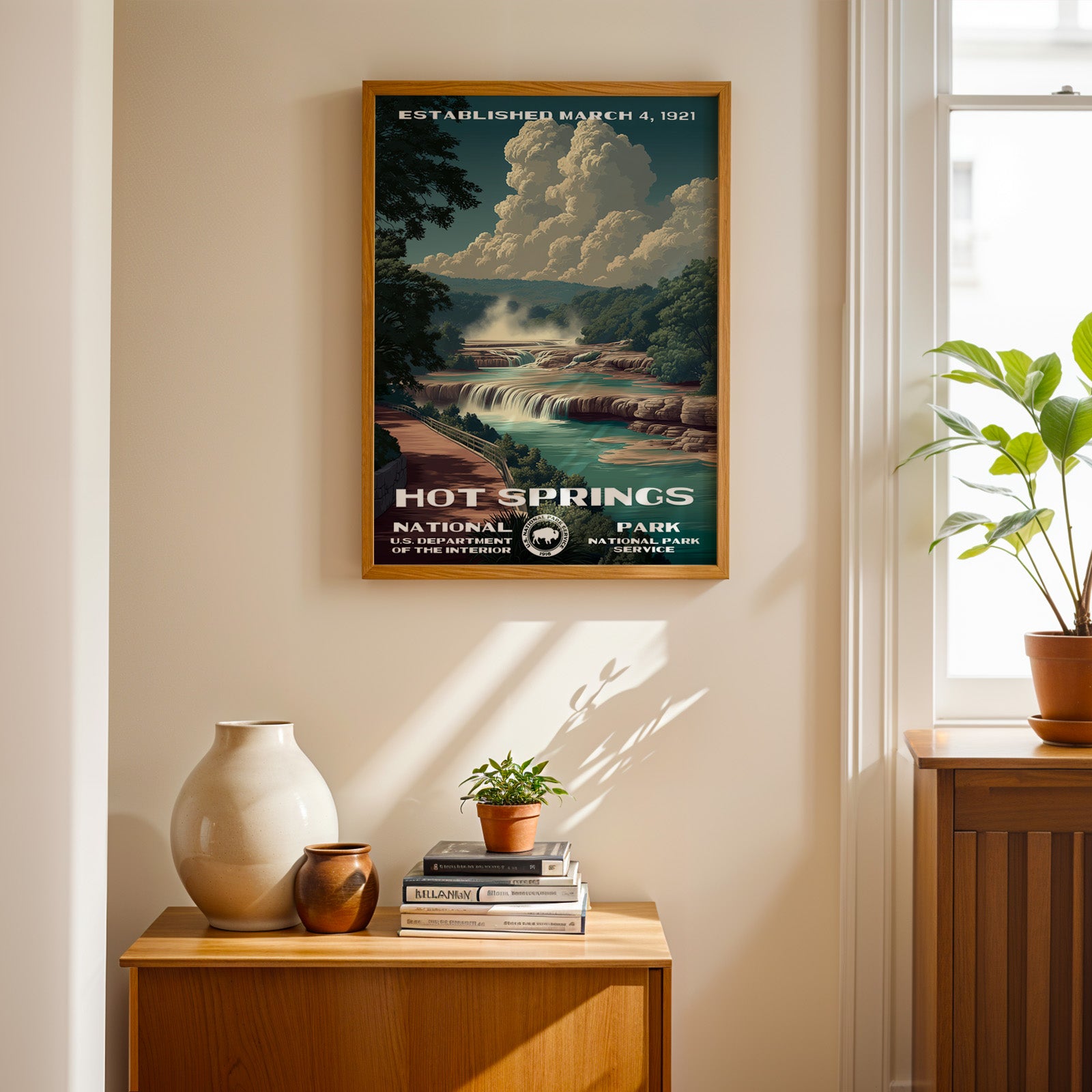 Hot Springs National Park Vintage WPA