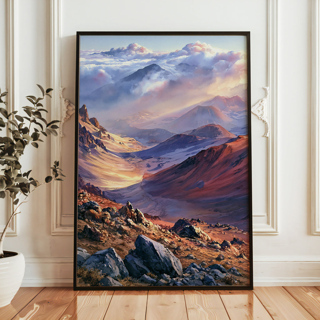 Haleakalā National Park Watercolor Art