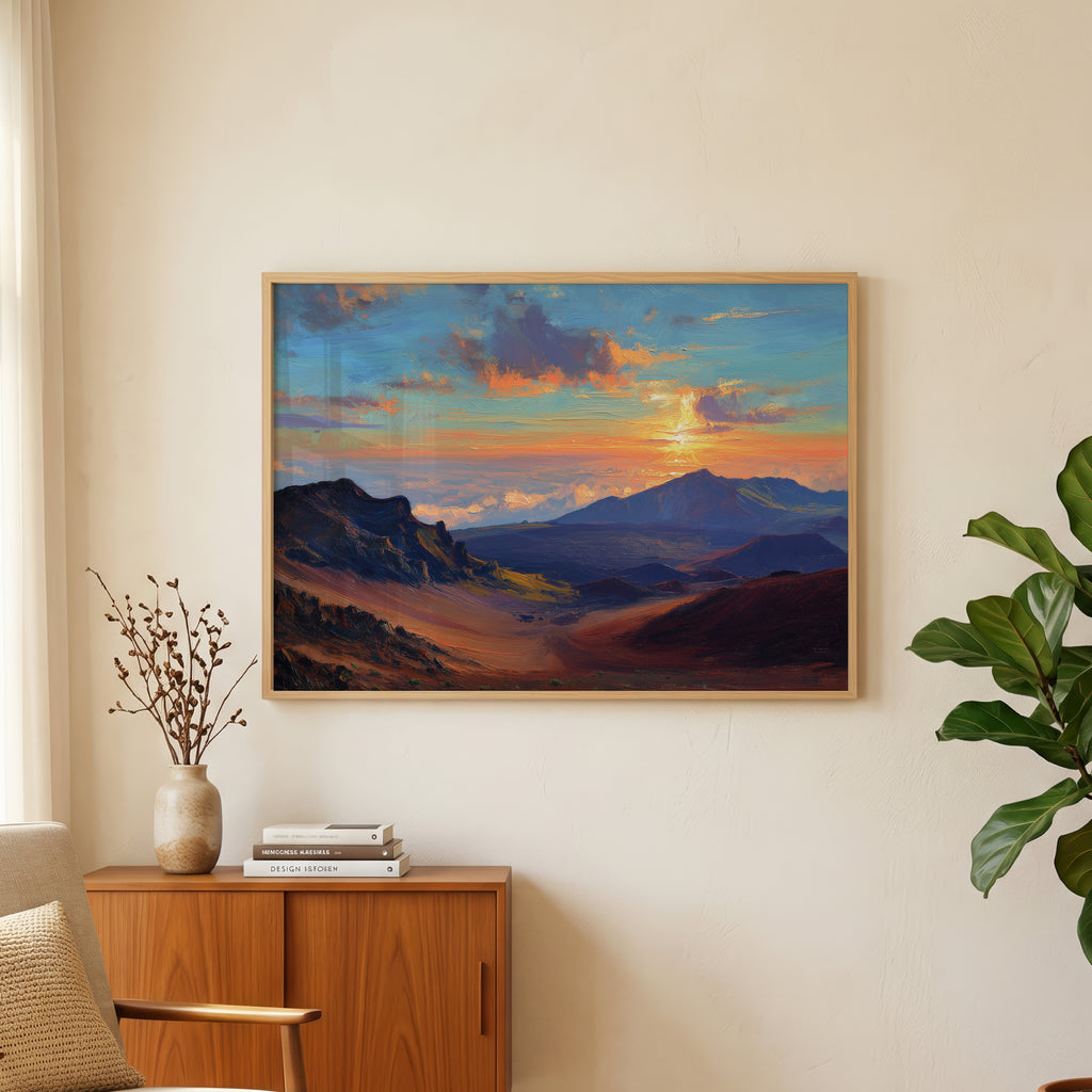 Haleakalā National Park Oil Painting