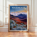 Retro Haleakalā National Park Print