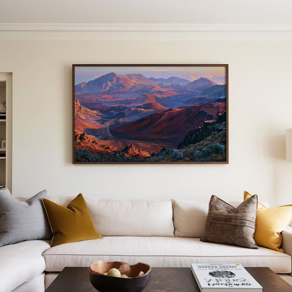 Haleakalā National Park Classical Oil Painting