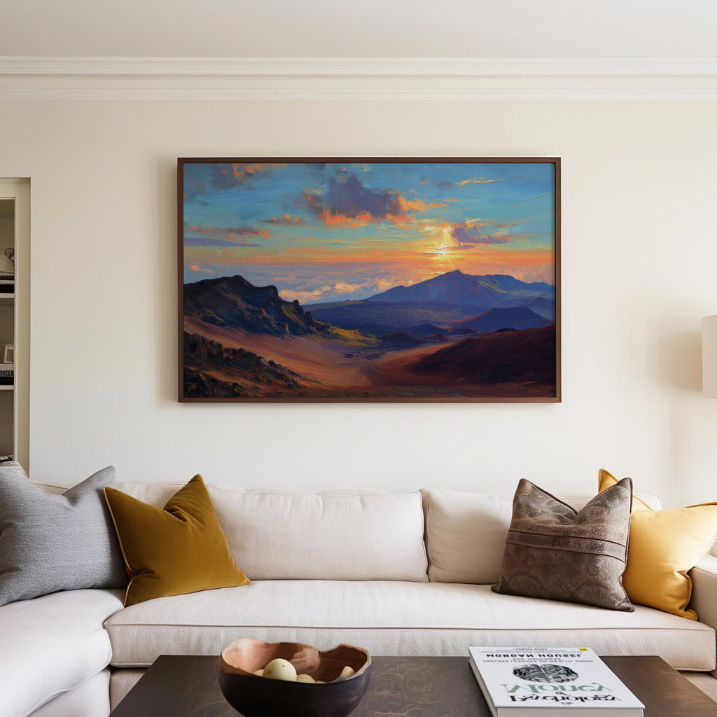 Haleakalā National Park Oil Painting