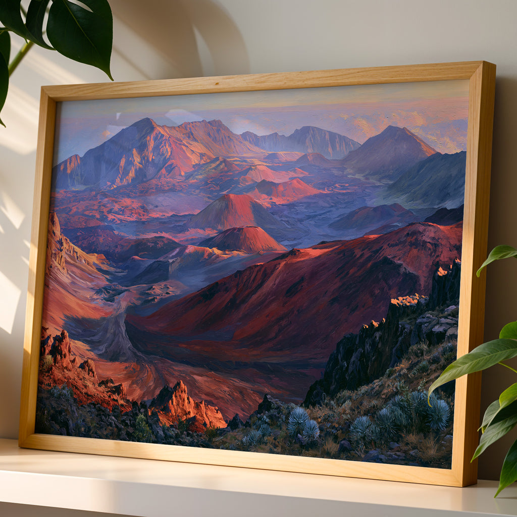 Haleakalā National Park Classical Oil Painting