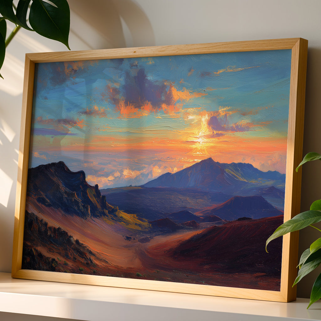Haleakalā National Park Oil Painting