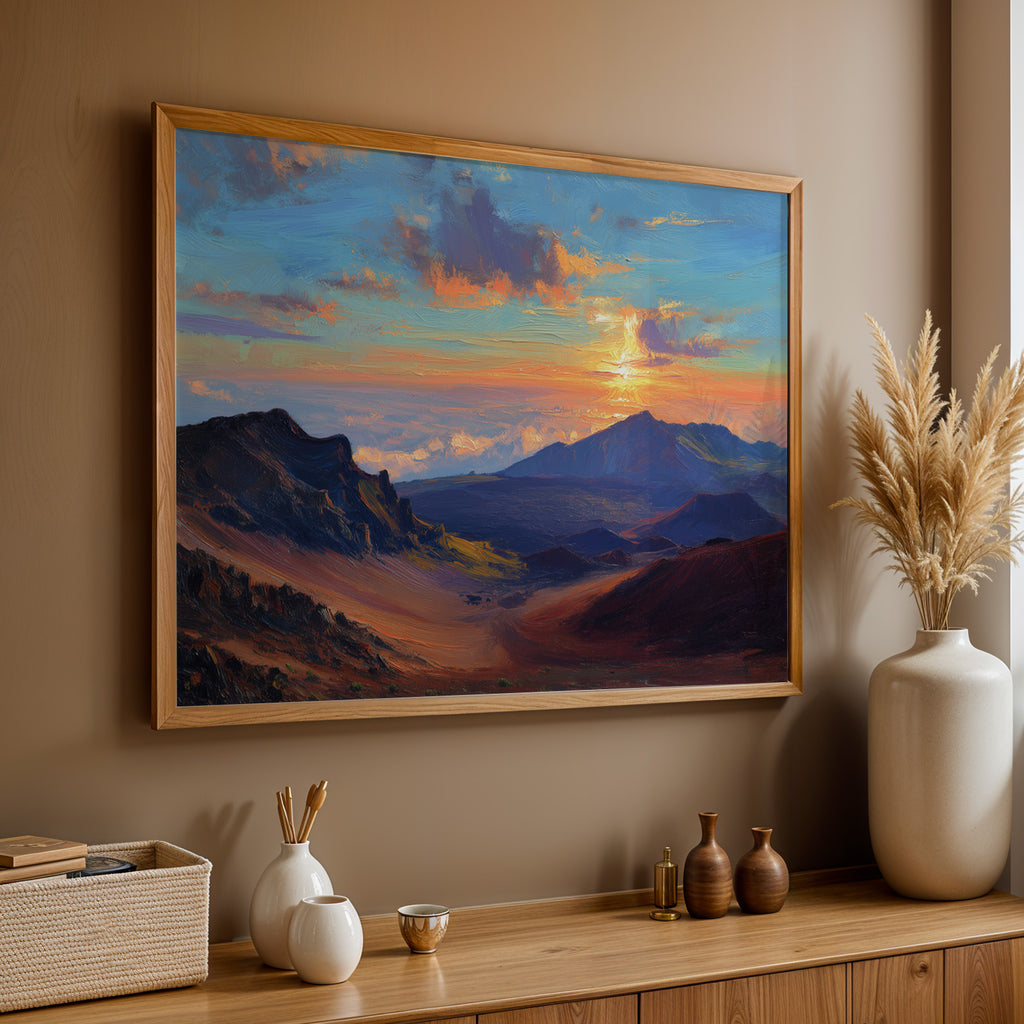 Haleakalā National Park Oil Painting