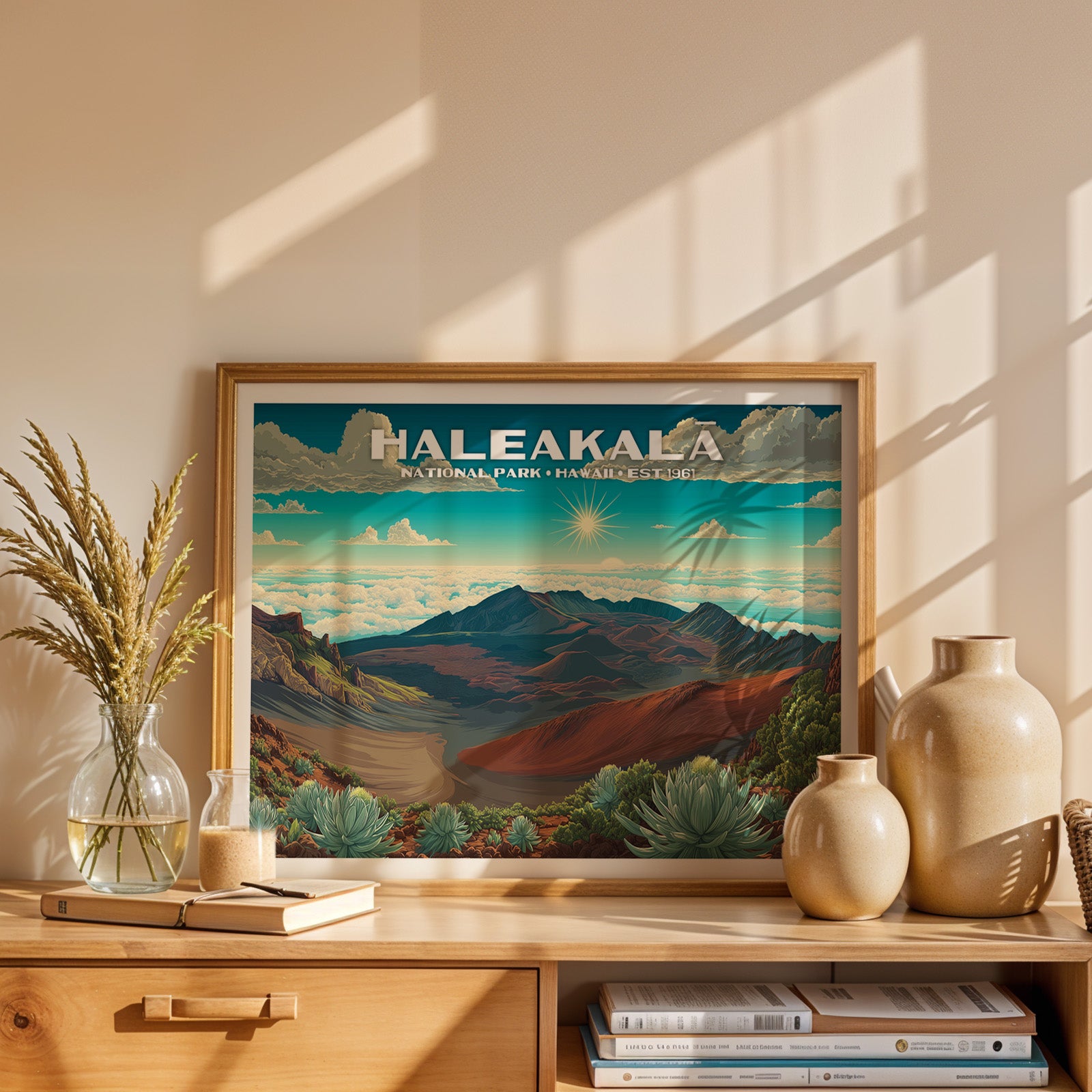 Haleakalā National Park Horizontal Vintage Art