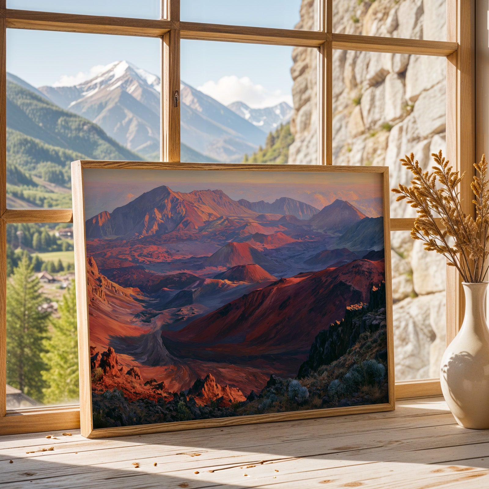 Haleakalā National Park Classical Oil Painting