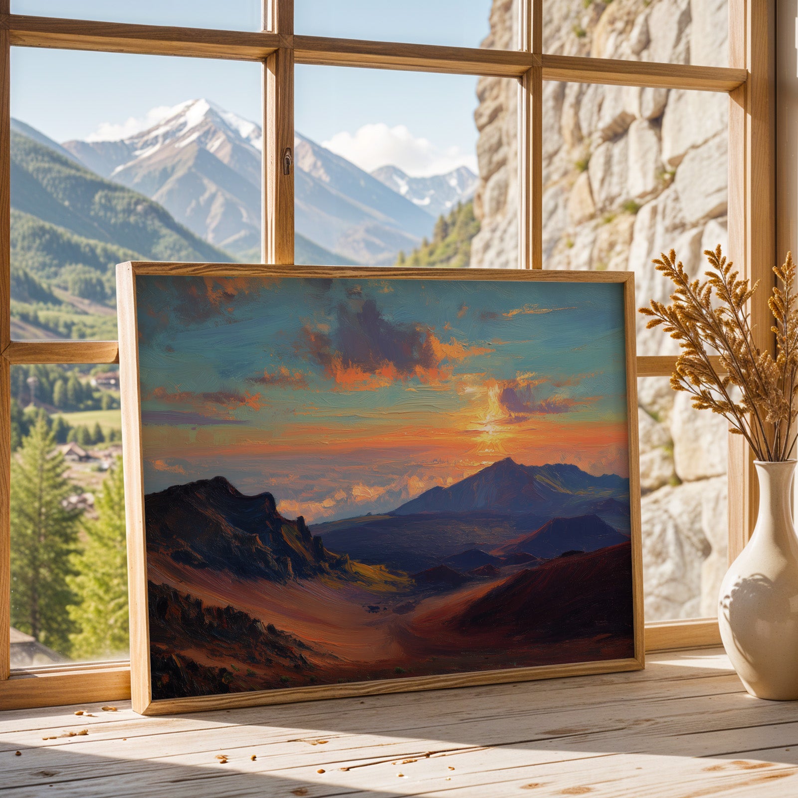 Haleakalā National Park Oil Painting