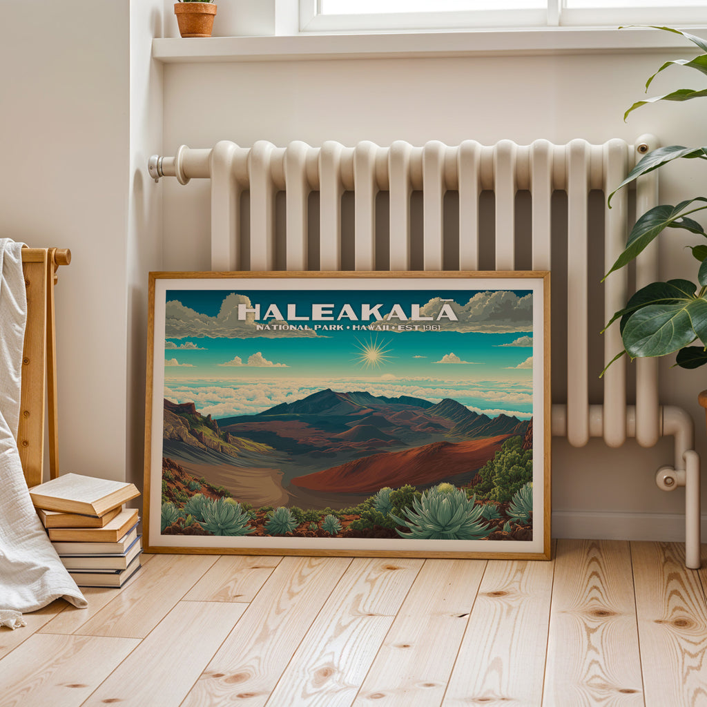 Haleakalā National Park Horizontal Vintage Art