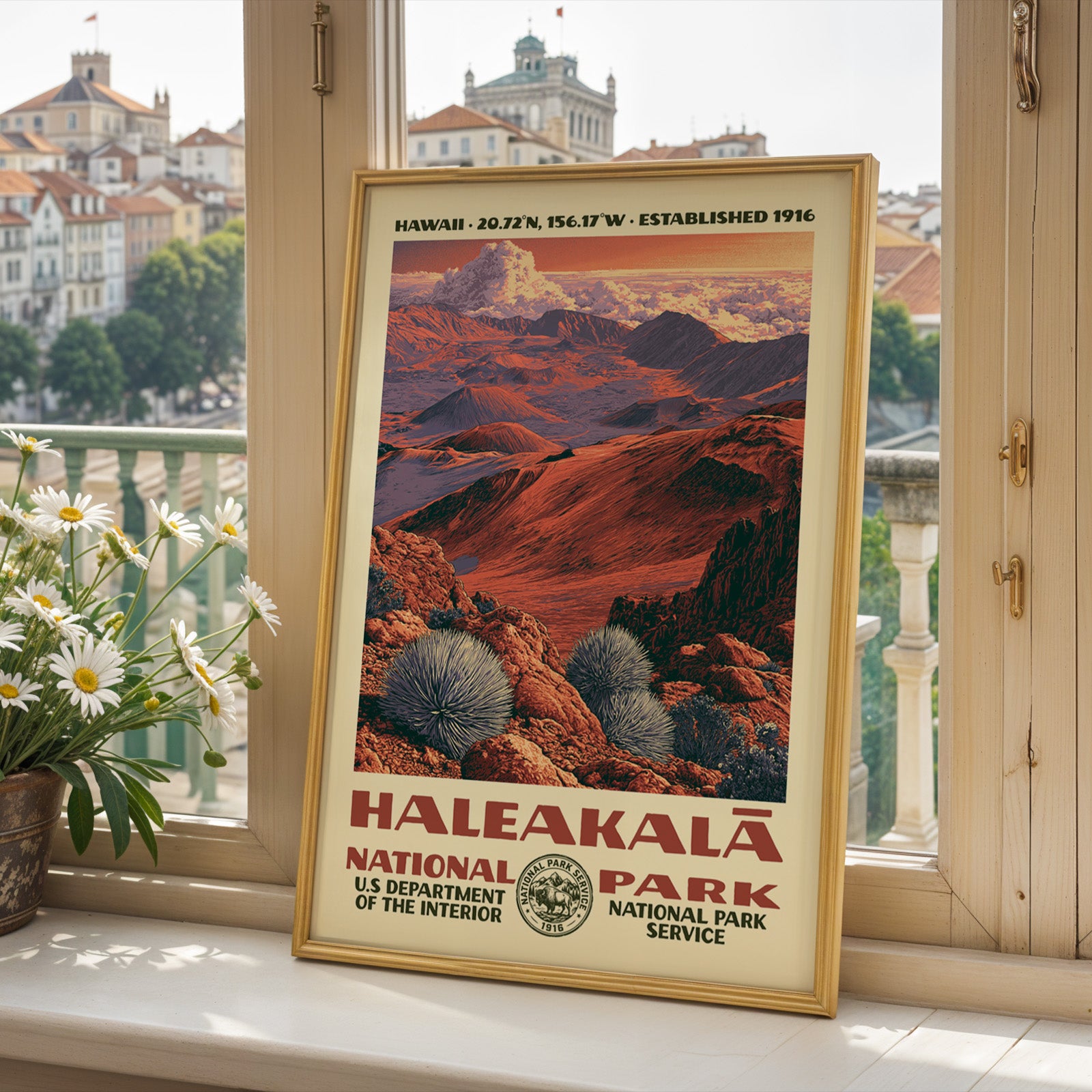 Haleakalā National Park Vintage WPA Art