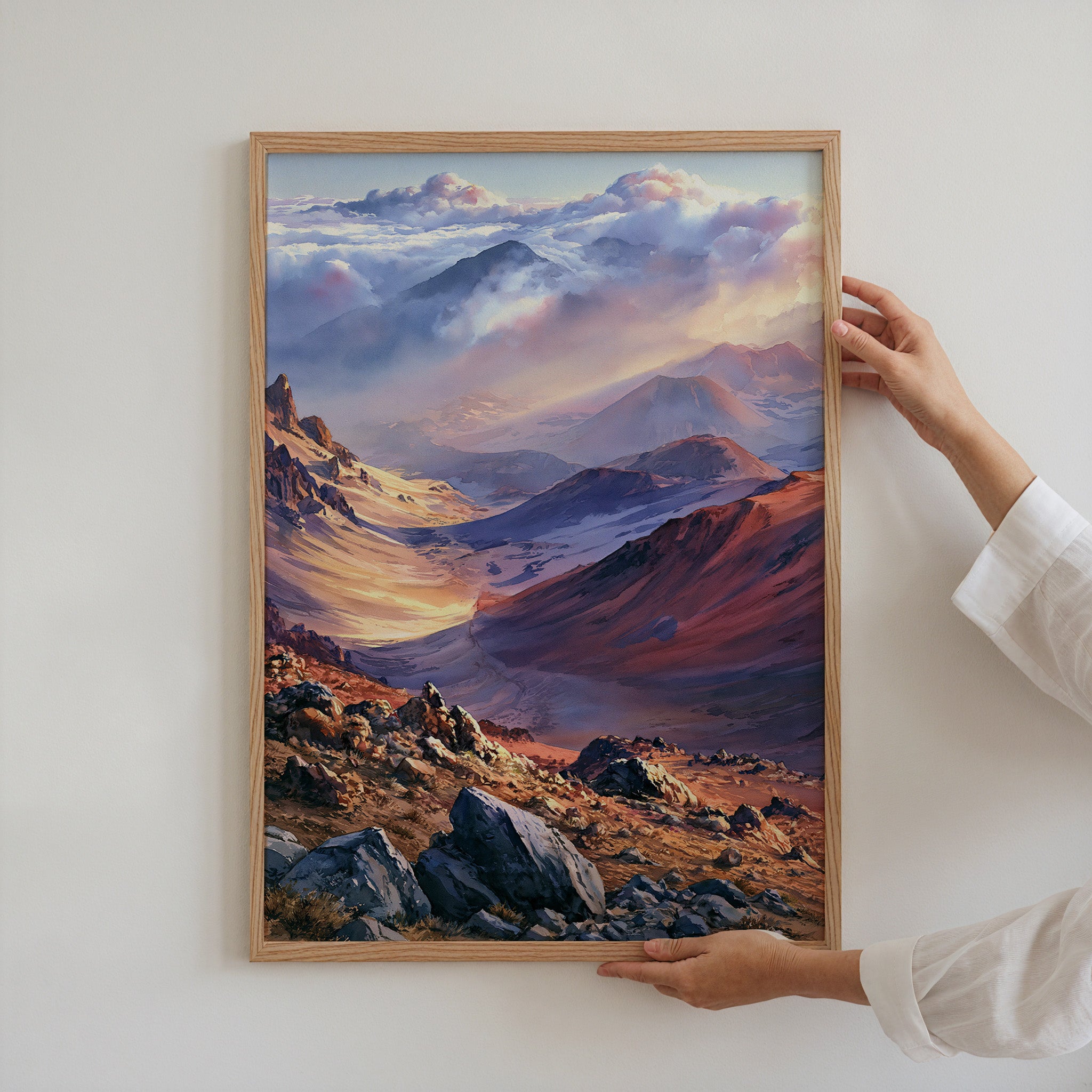 Haleakalā National Park Watercolor Art