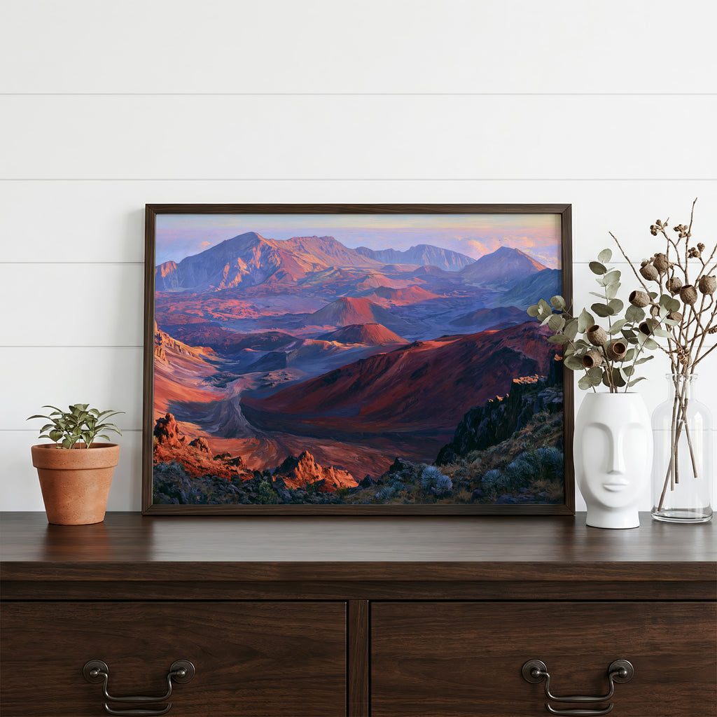Haleakalā National Park Classical Oil Painting