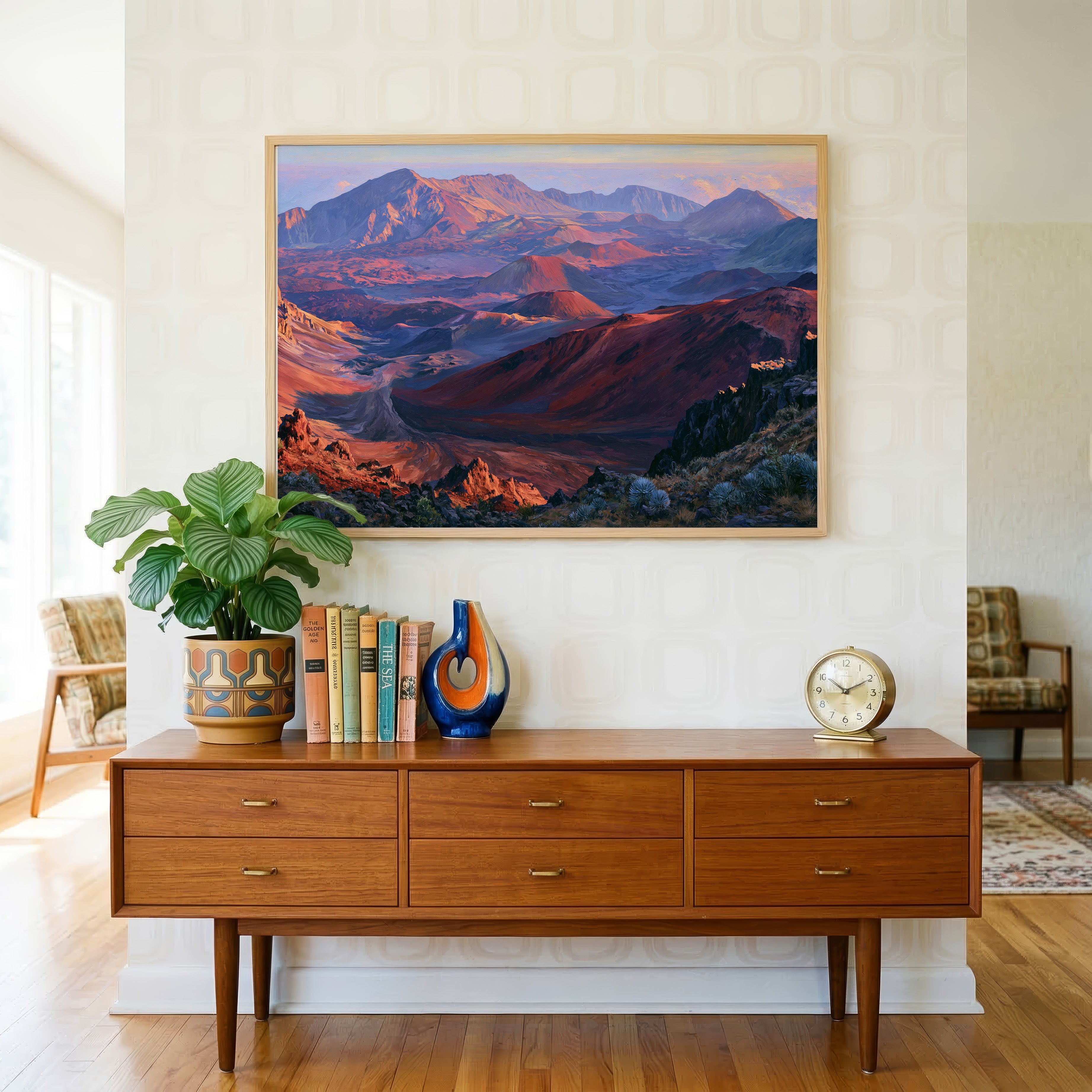 Haleakalā National Park Classical Oil Painting