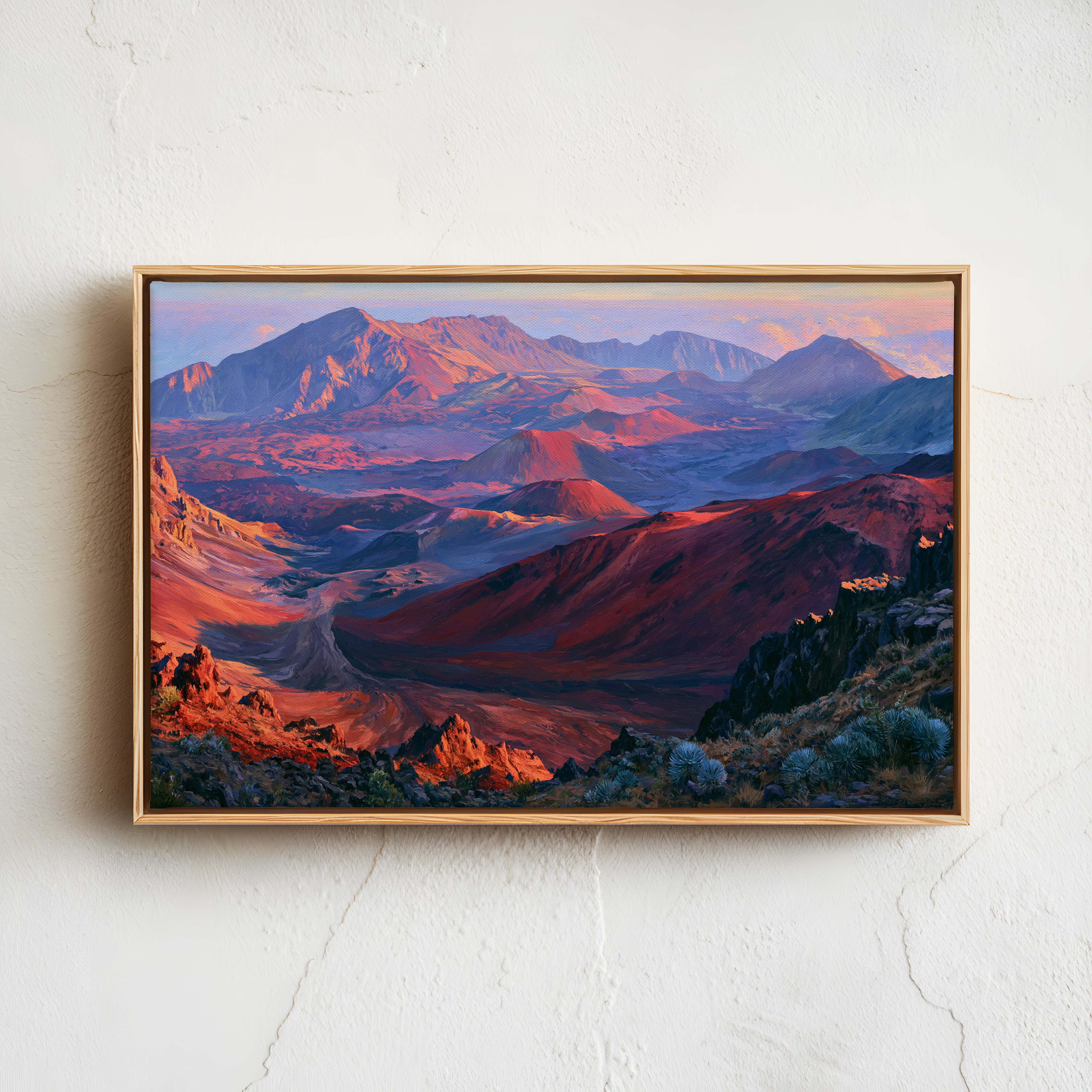 Haleakalā National Park Classical Oil Painting