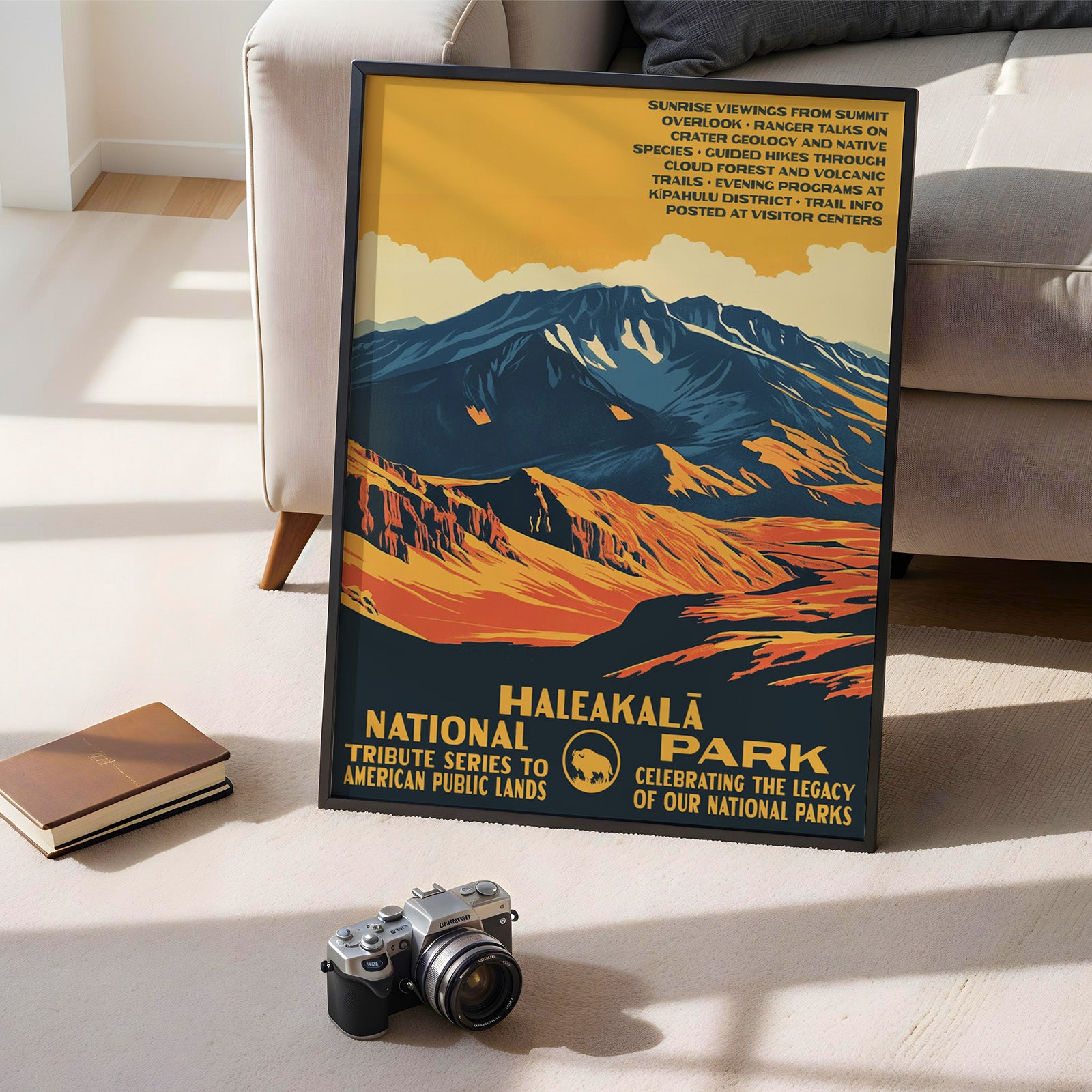 Haleakalā National Park Vintage WPA Art