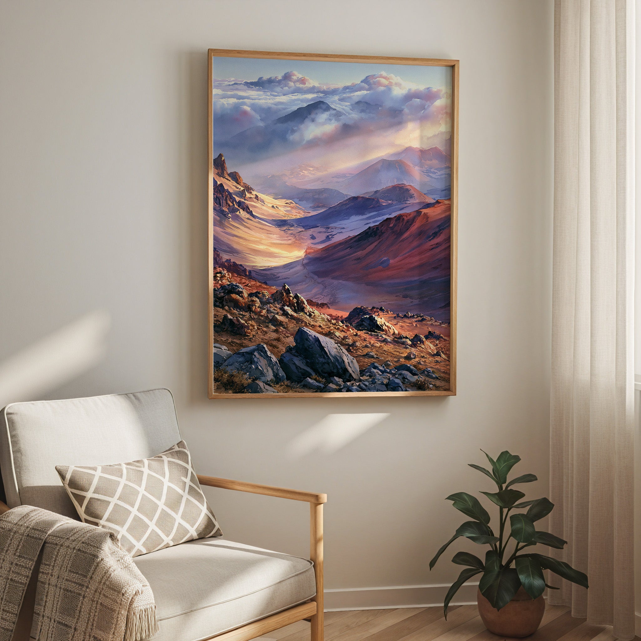 Haleakalā National Park Watercolor Art