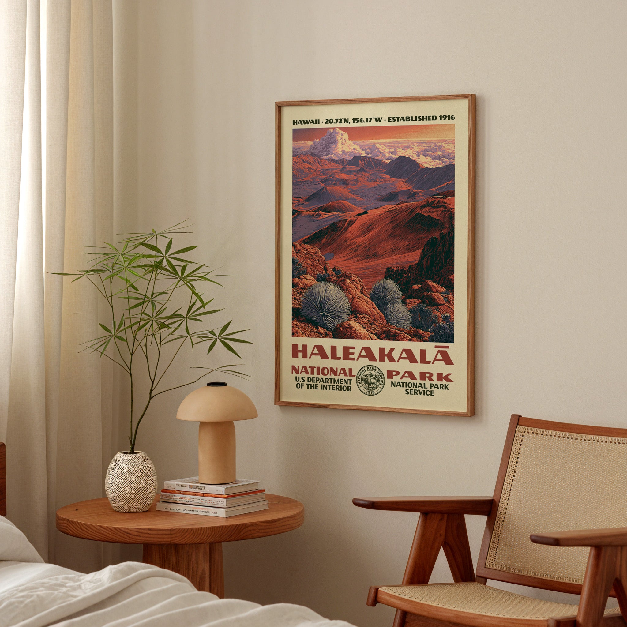 Haleakalā National Park Vintage WPA Art