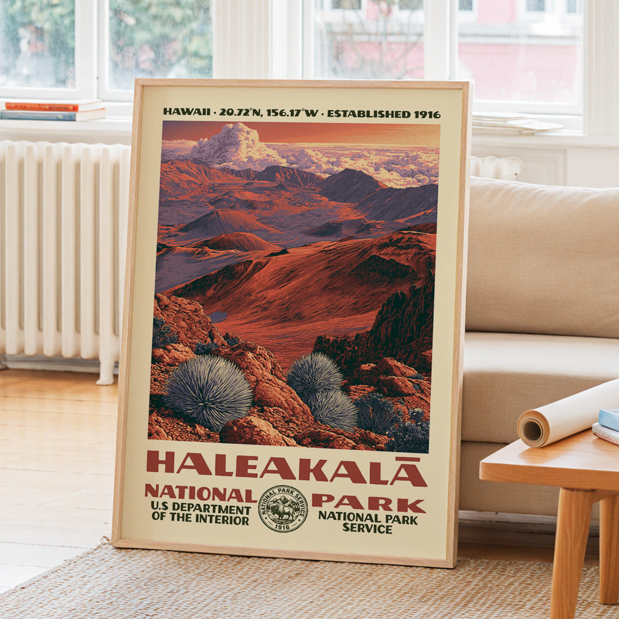 Haleakalā National Park Vintage WPA Art