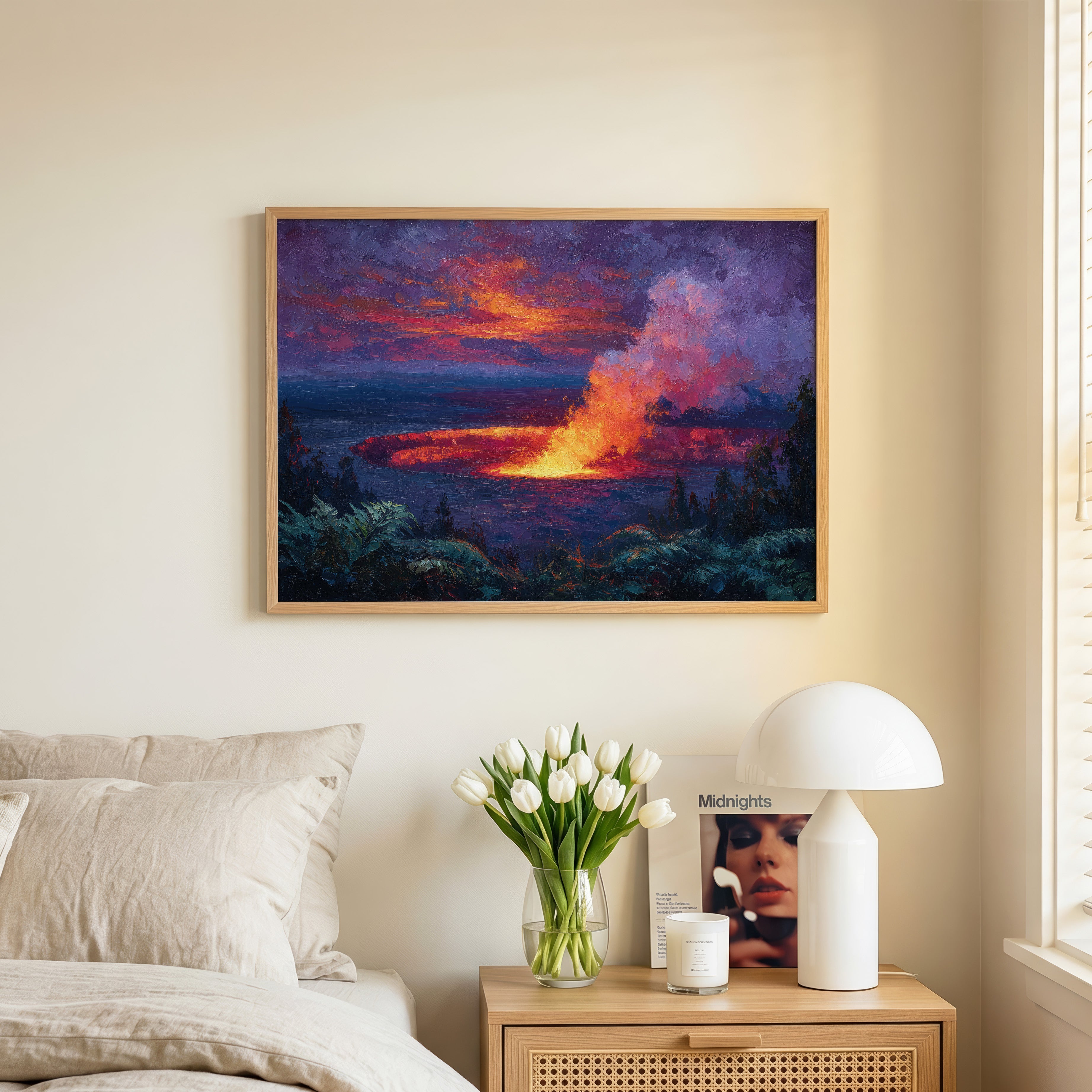 Hawaiʻi Volcanoes National Park Oil Painting