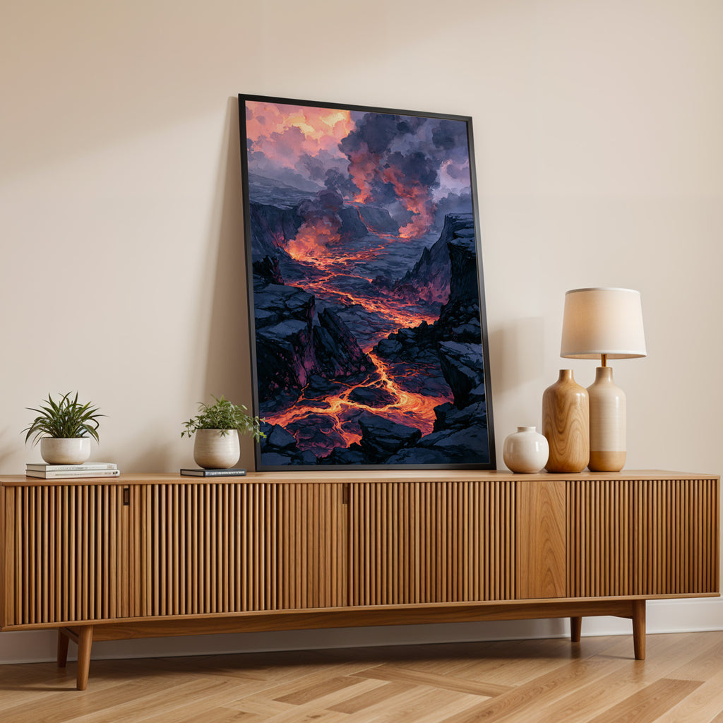 Hawaiʻi Volcanoes National Park Watercolor Art