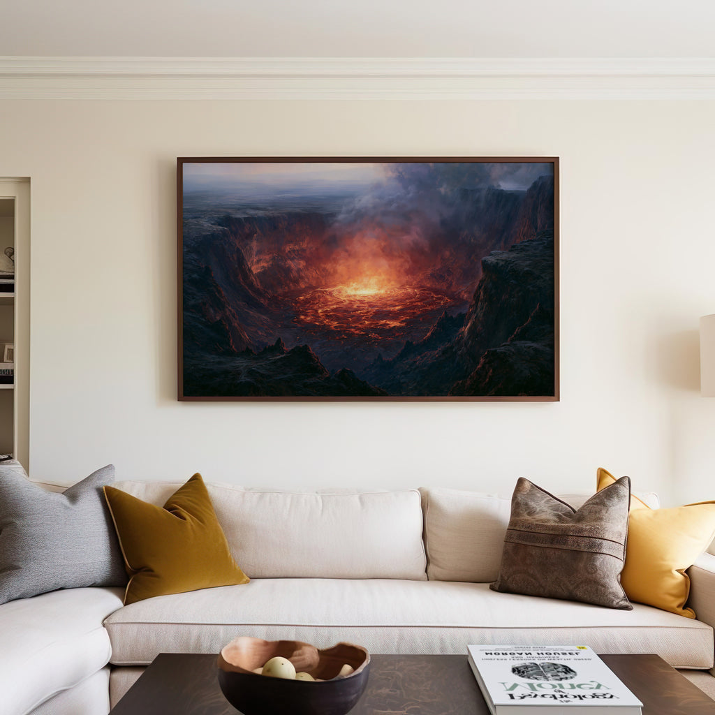 Hawaiʻi Volcanoes National Park Classical Oil Painting