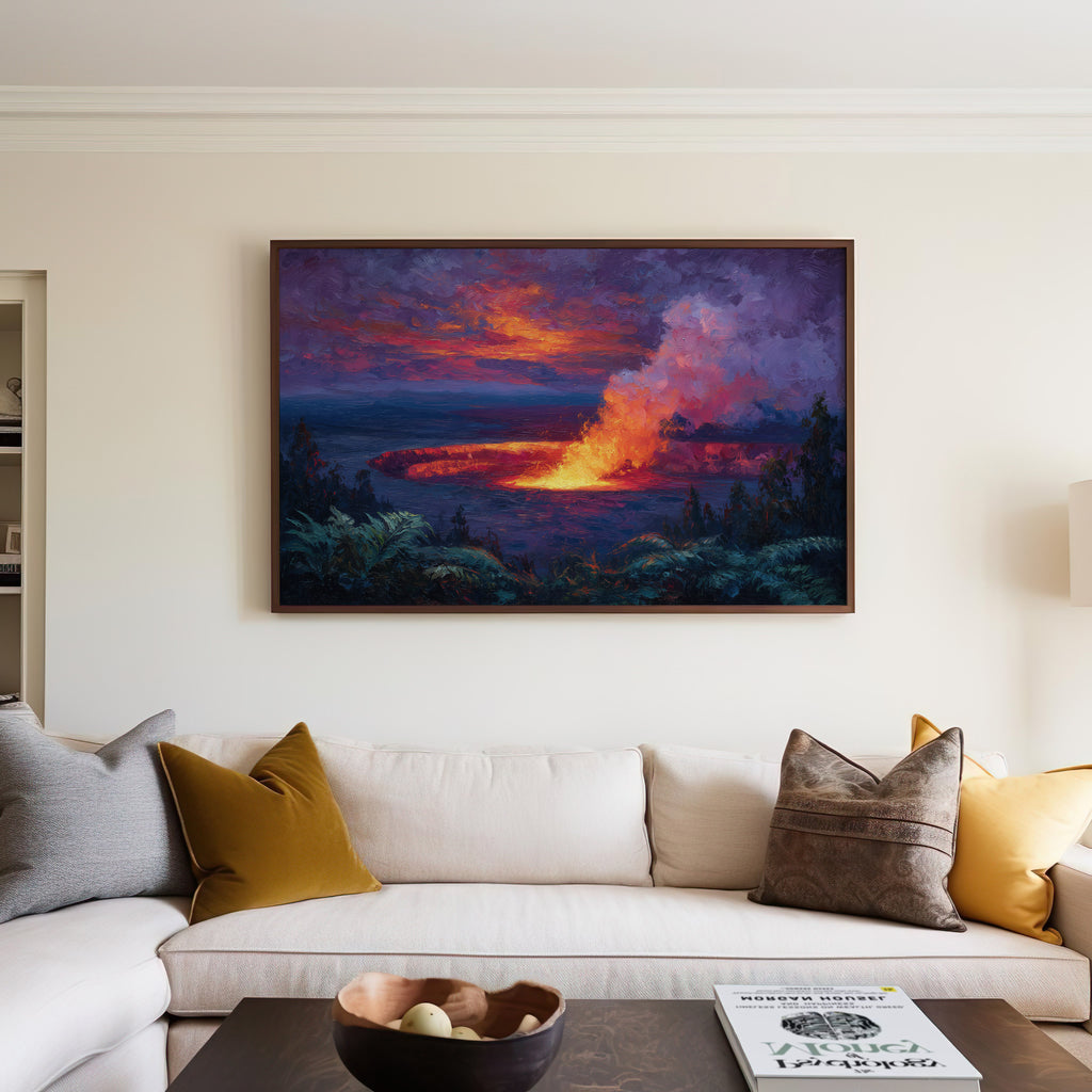 Hawaiʻi Volcanoes National Park Oil Painting