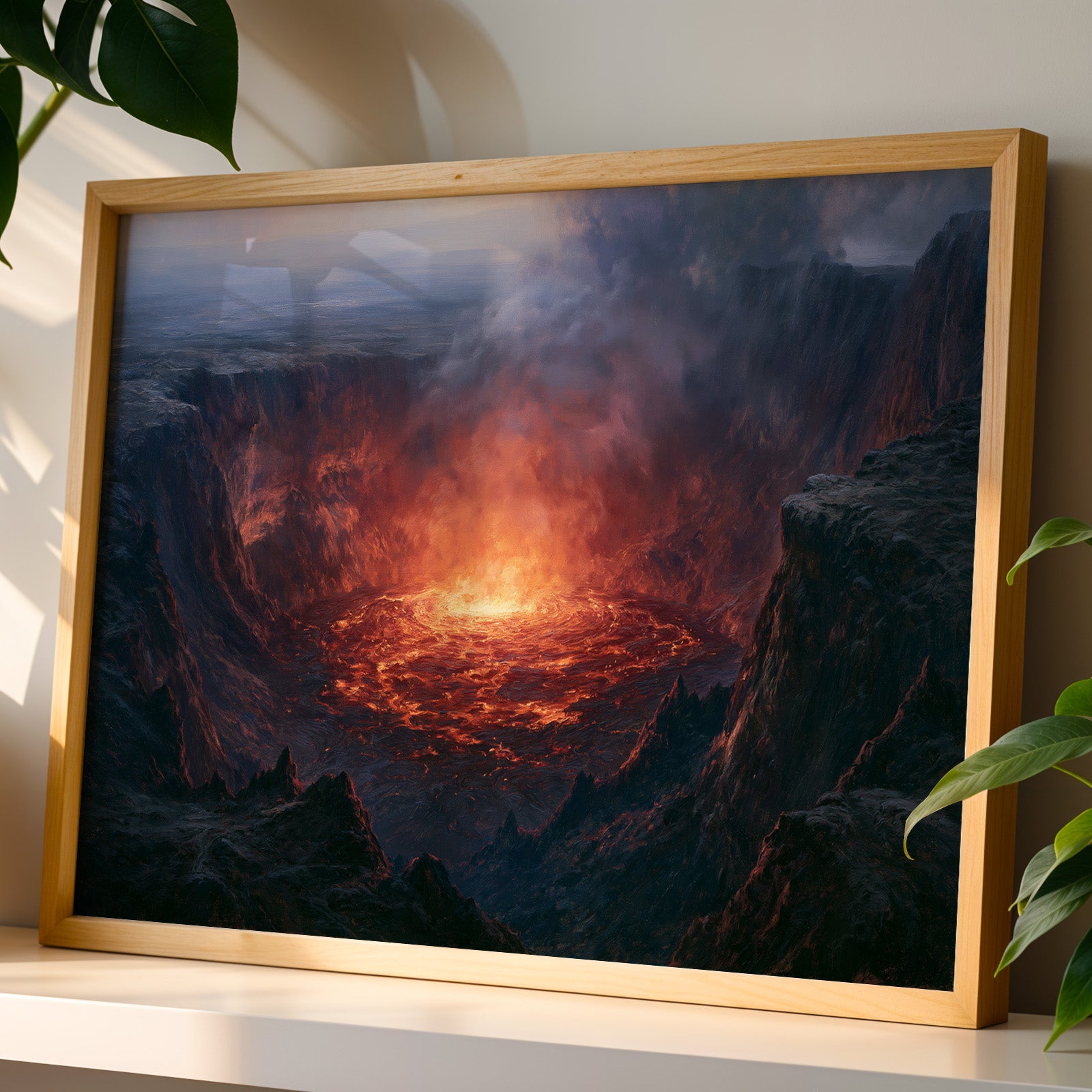 Hawaiʻi Volcanoes National Park Classical Oil Painting
