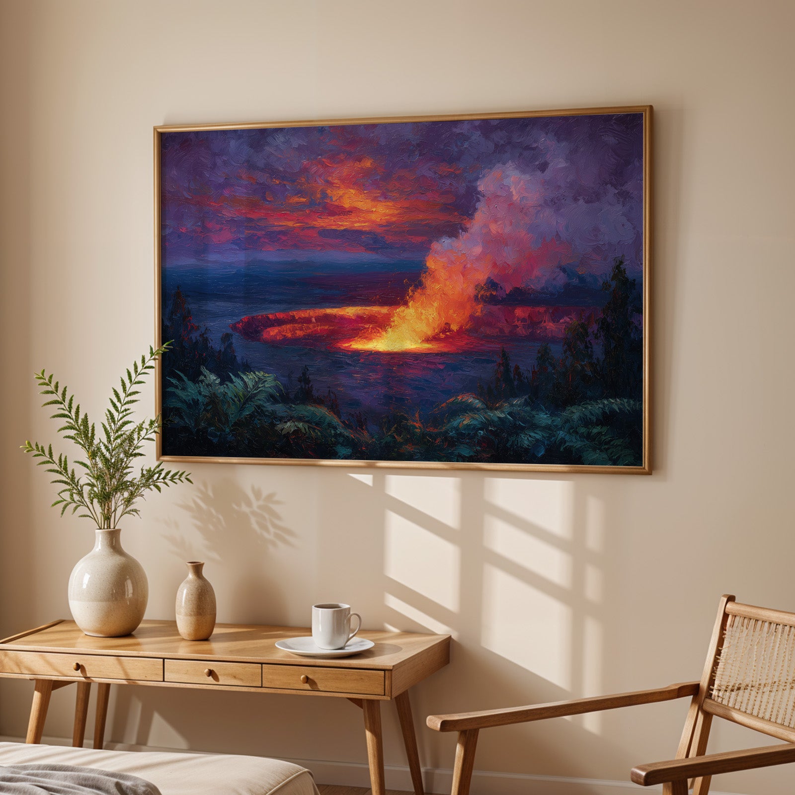 Hawaiʻi Volcanoes National Park Oil Painting