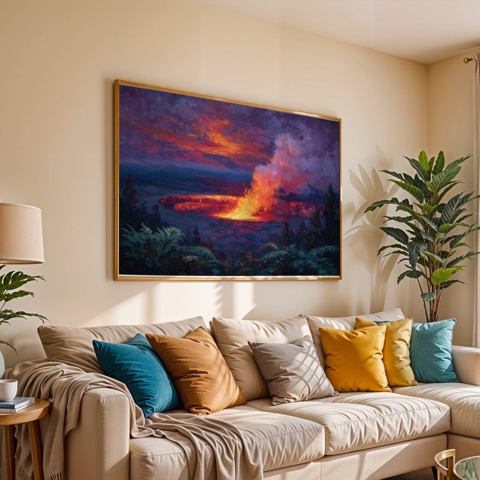 Hawaiʻi Volcanoes National Park Oil Painting