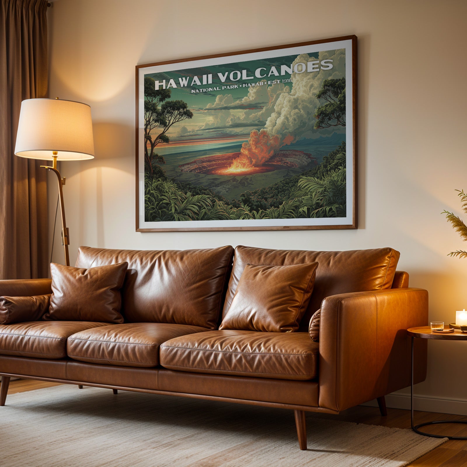 Hawaiʻi Volcanoes National Park Horizontal Vintage Art