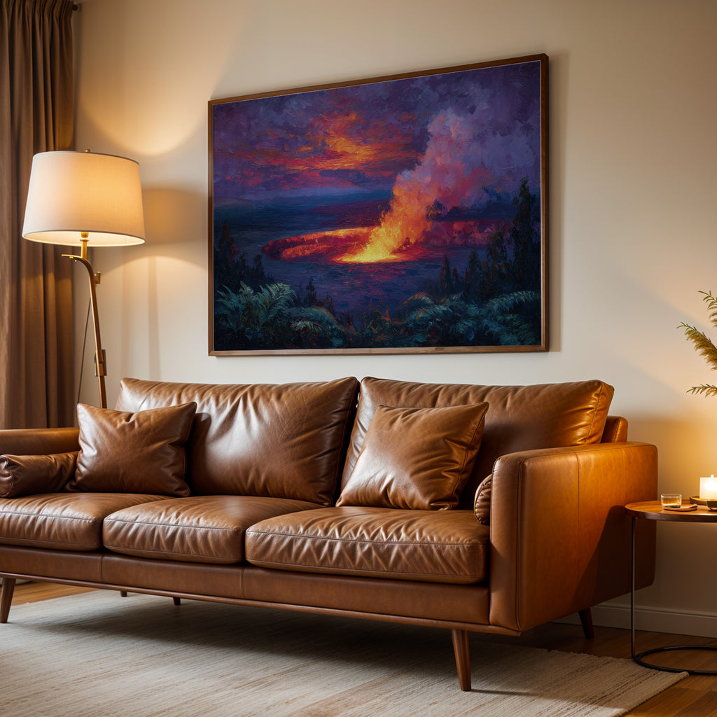 Hawaiʻi Volcanoes National Park Oil Painting