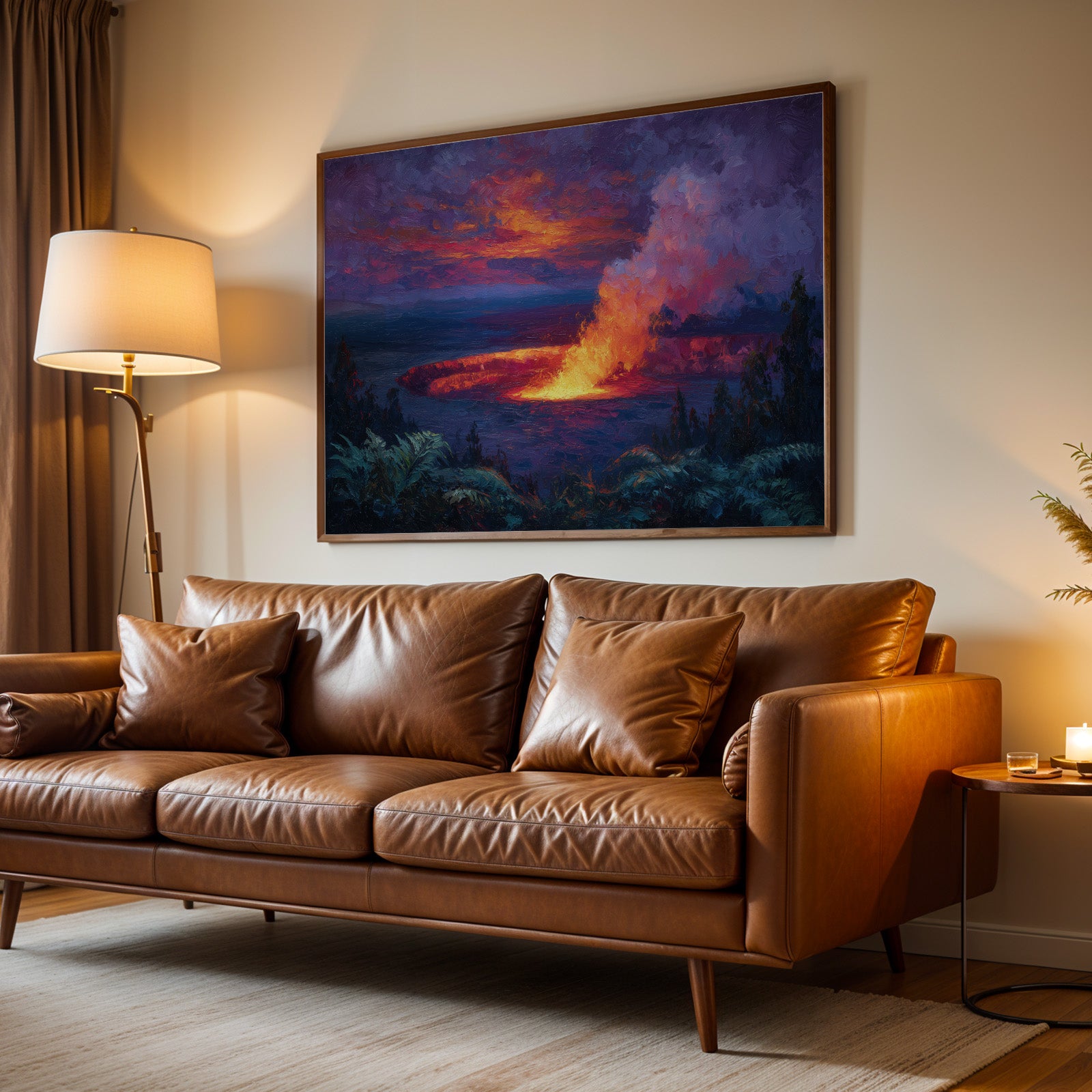 Hawaiʻi Volcanoes National Park Oil Painting