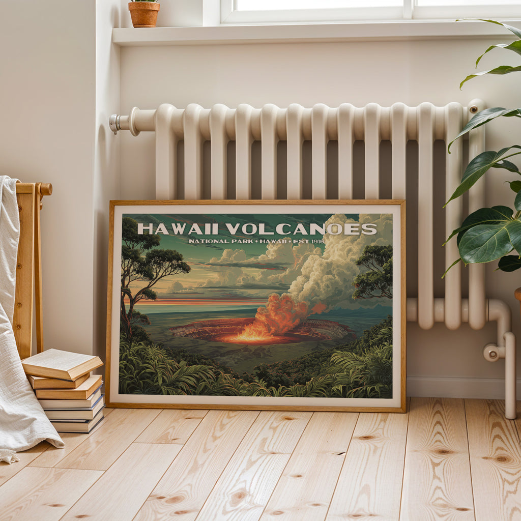 Hawaiʻi Volcanoes National Park Horizontal Vintage Art