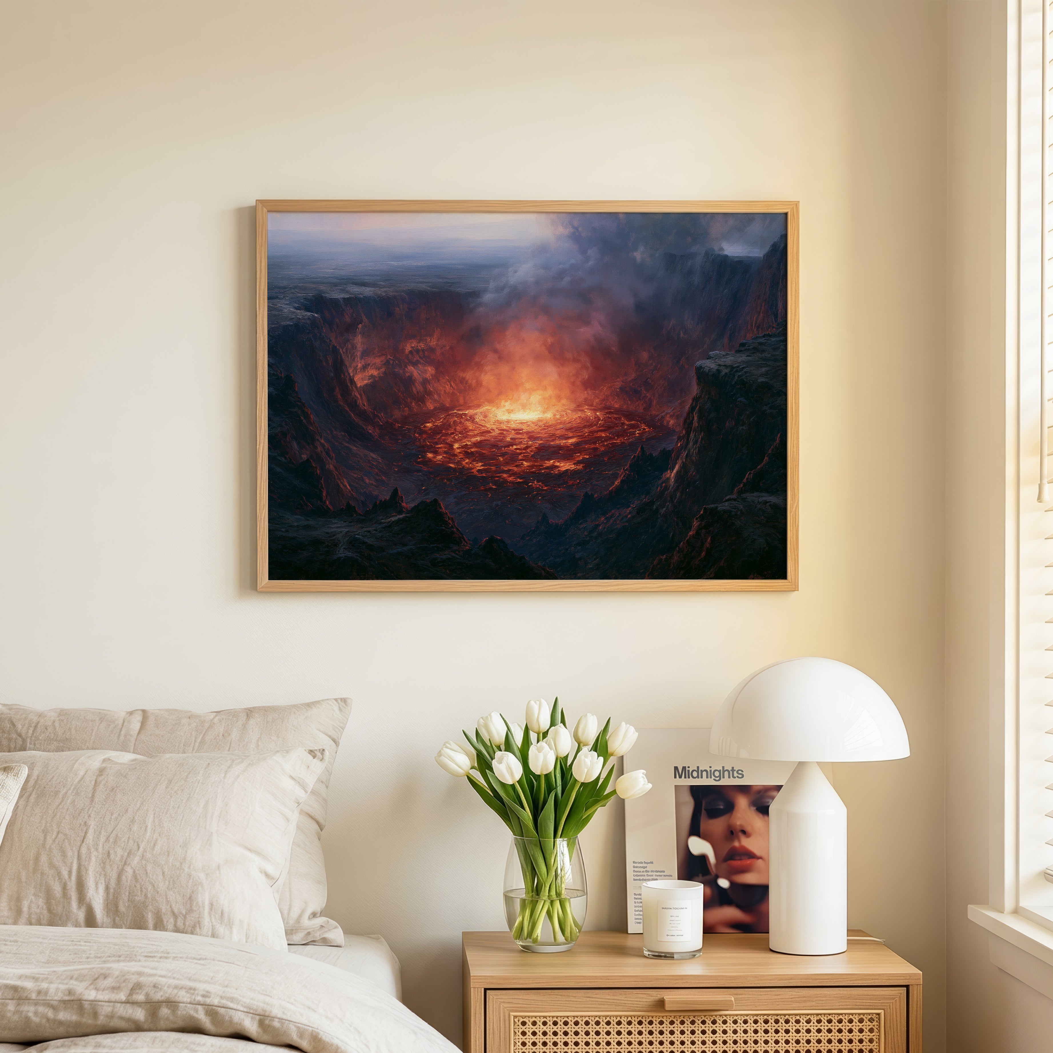 Hawaiʻi Volcanoes National Park Classical Oil Painting