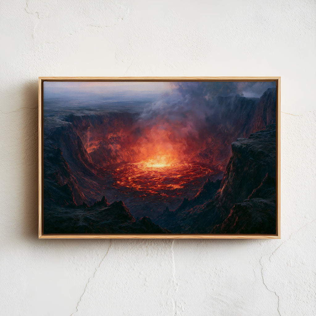 Hawaiʻi Volcanoes National Park Classical Oil Painting