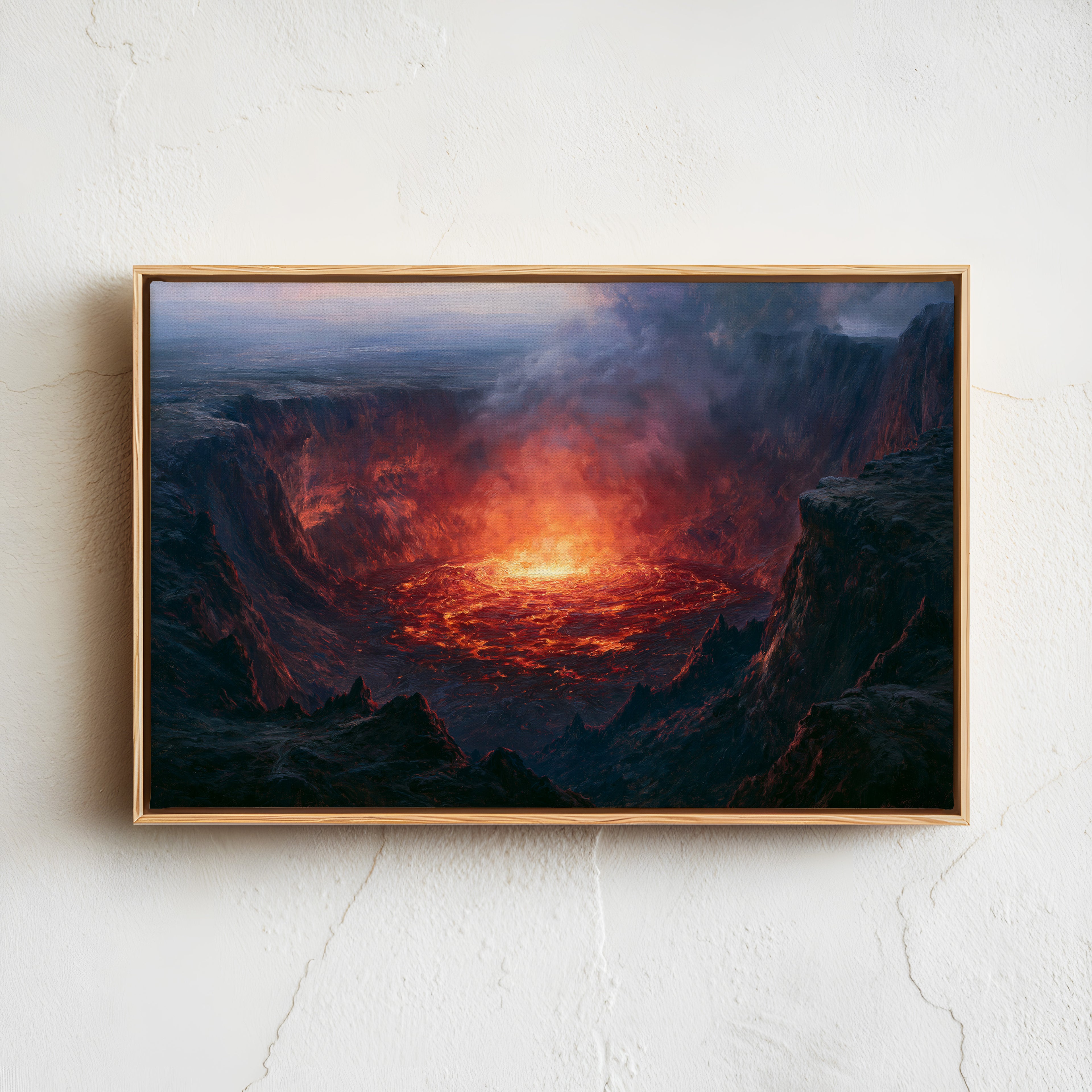 Hawaiʻi Volcanoes National Park Classical Oil Painting