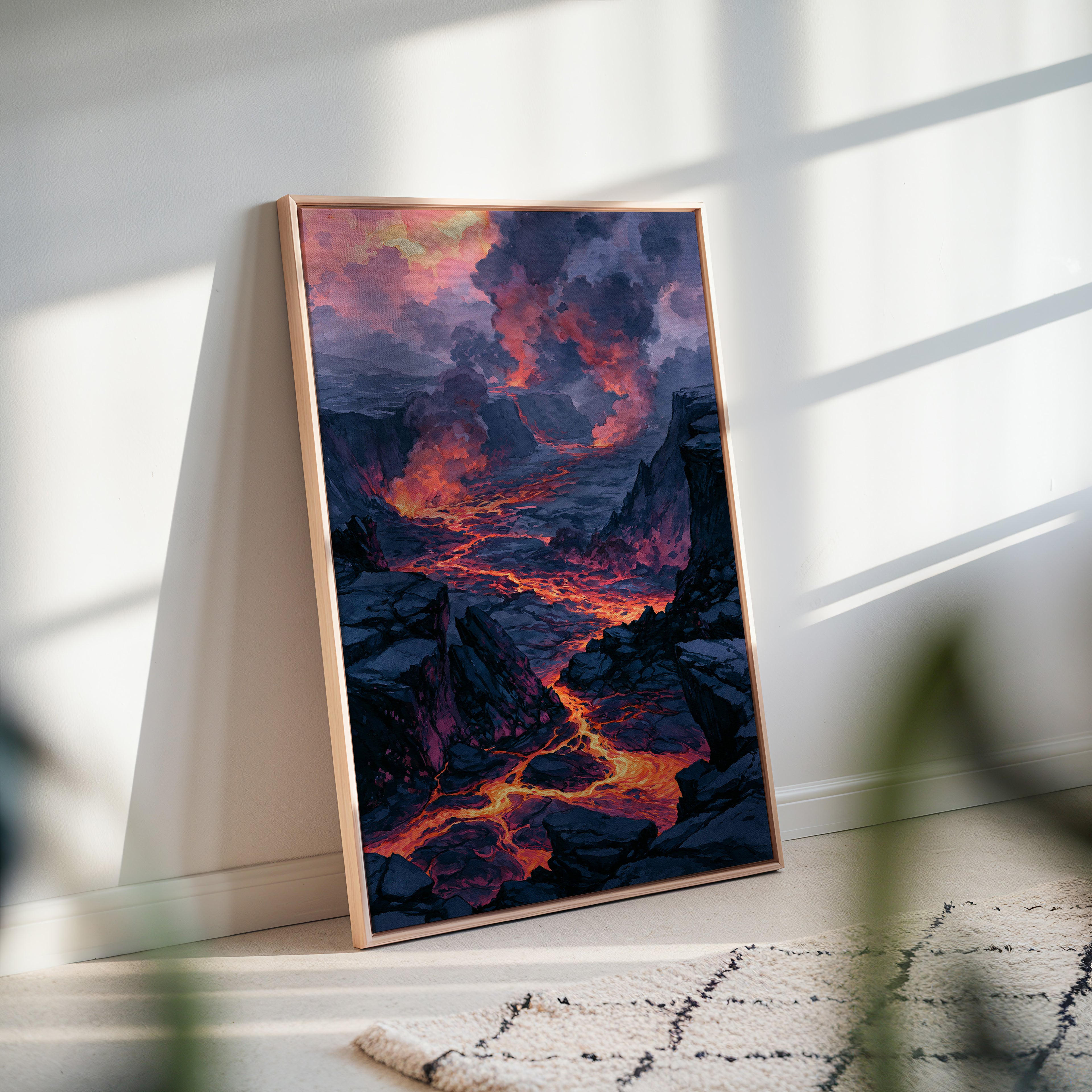Hawaiʻi Volcanoes National Park Watercolor Art