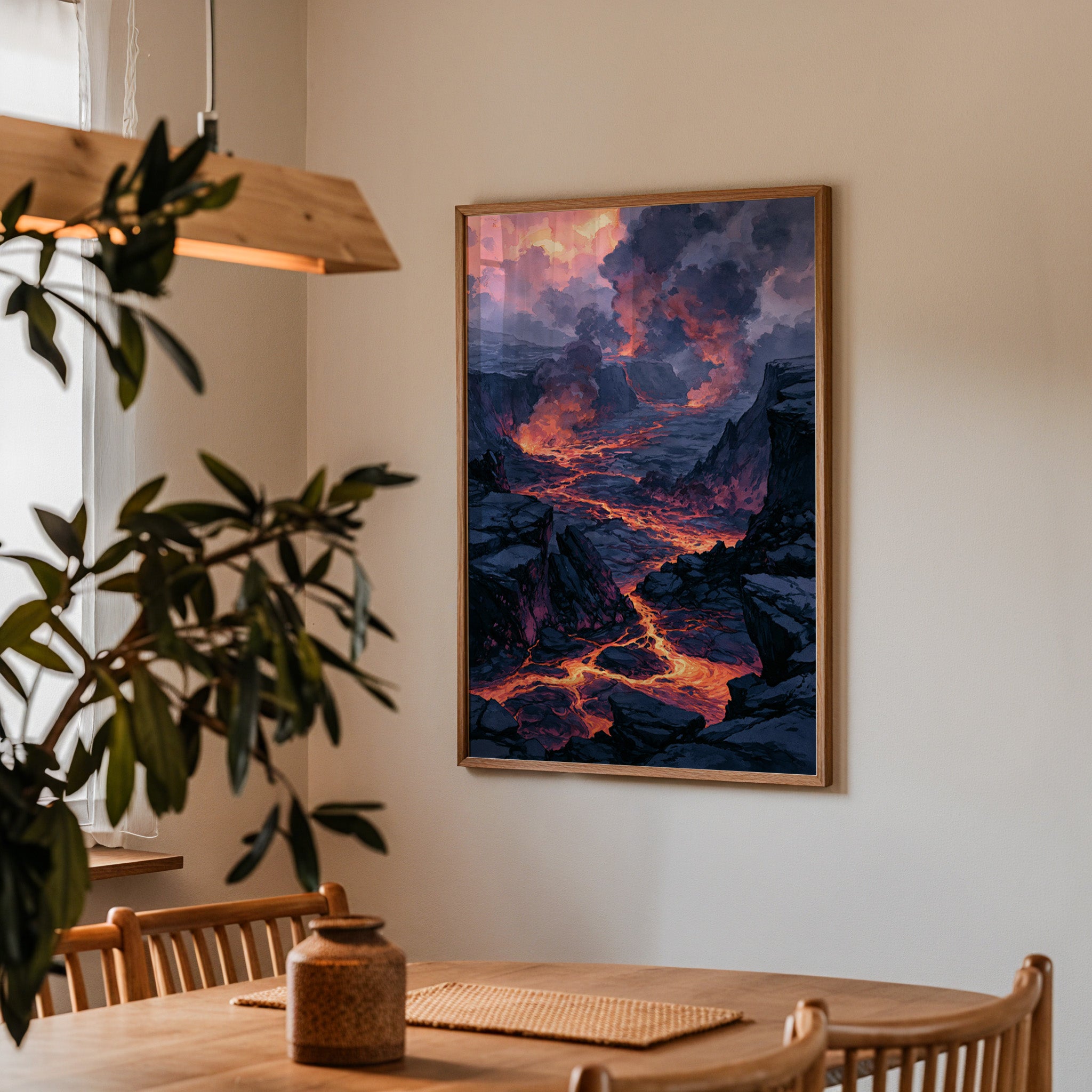 Hawaiʻi Volcanoes National Park Watercolor Art