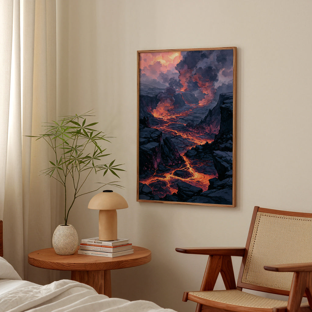 Hawaiʻi Volcanoes National Park Watercolor Art