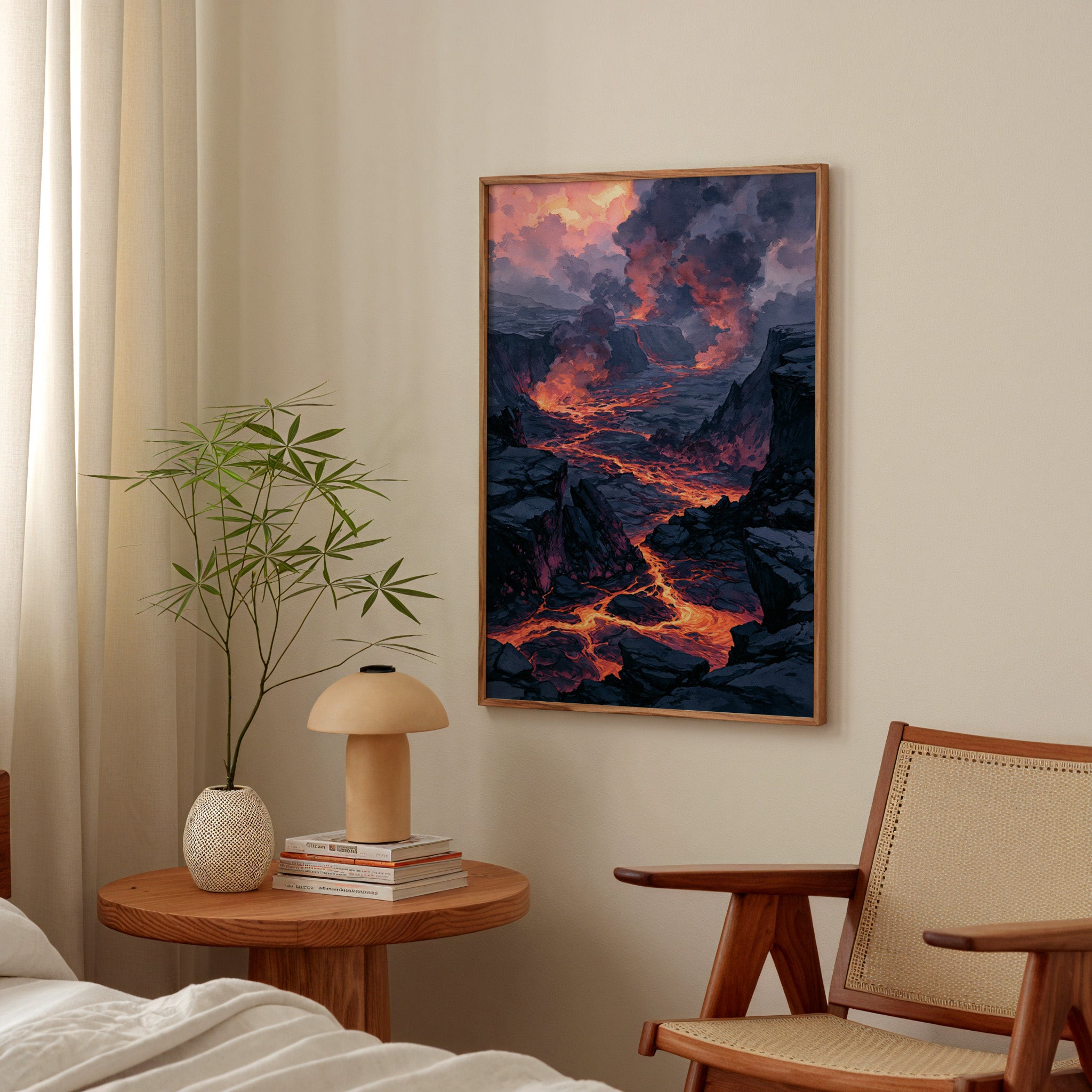 Hawaiʻi Volcanoes National Park Watercolor Art