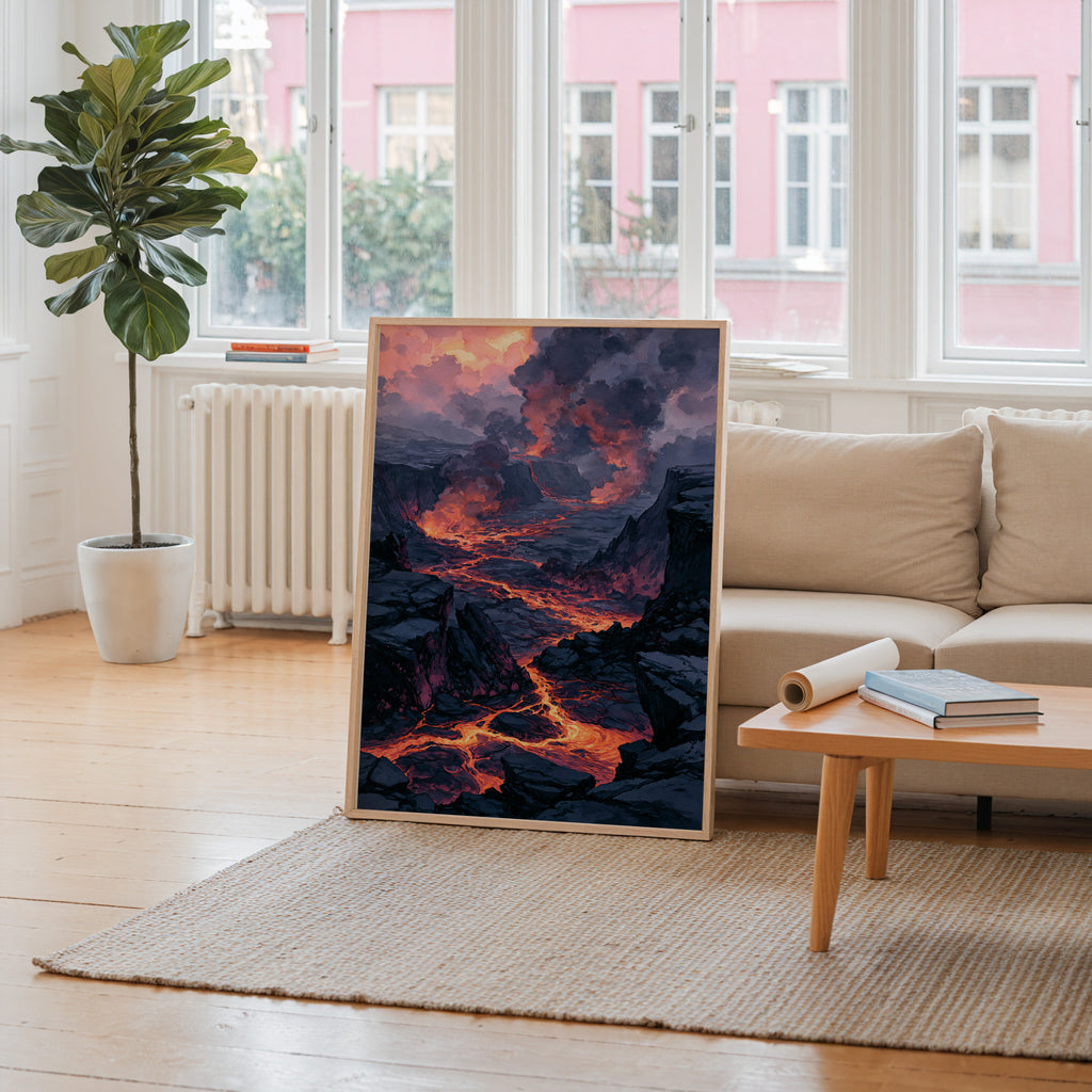 Hawaiʻi Volcanoes National Park Watercolor Art
