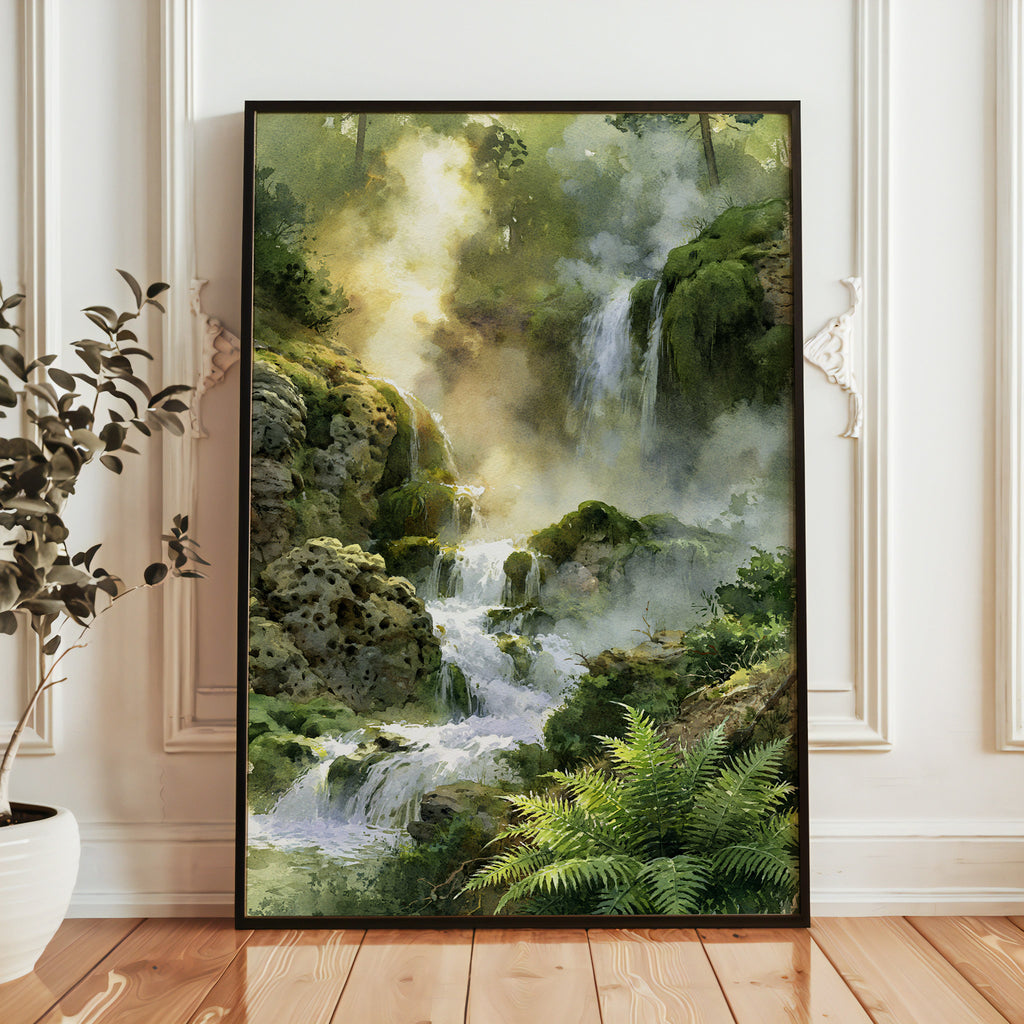 Hot Springs National Park Watercolor Art